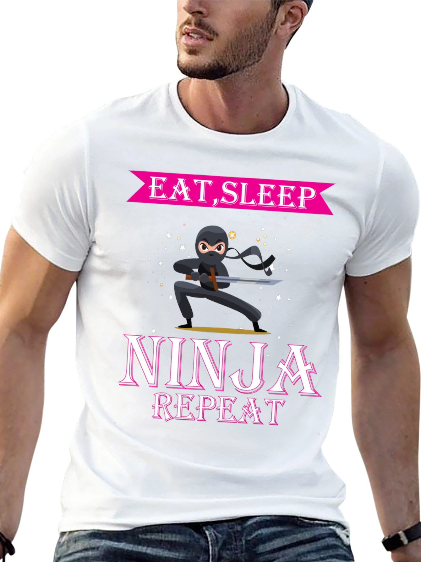 Eat Sleep Ninja Repeat T-Shirt