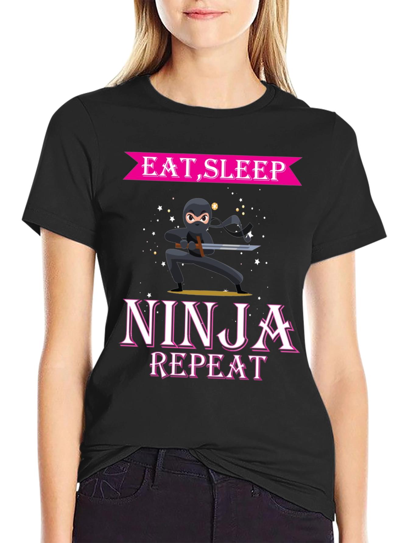 Eat Sleep Ninja Repeat T-Shirt