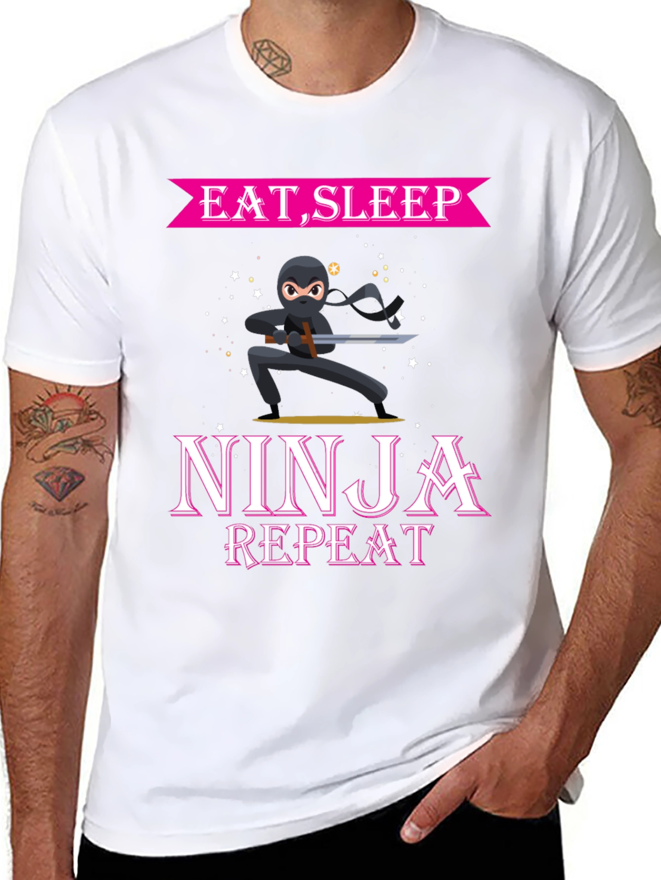 Eat Sleep Ninja Repeat T-Shirt