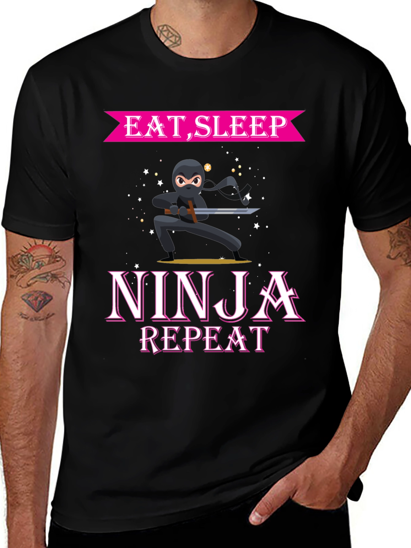 Eat Sleep Ninja Repeat T-Shirt