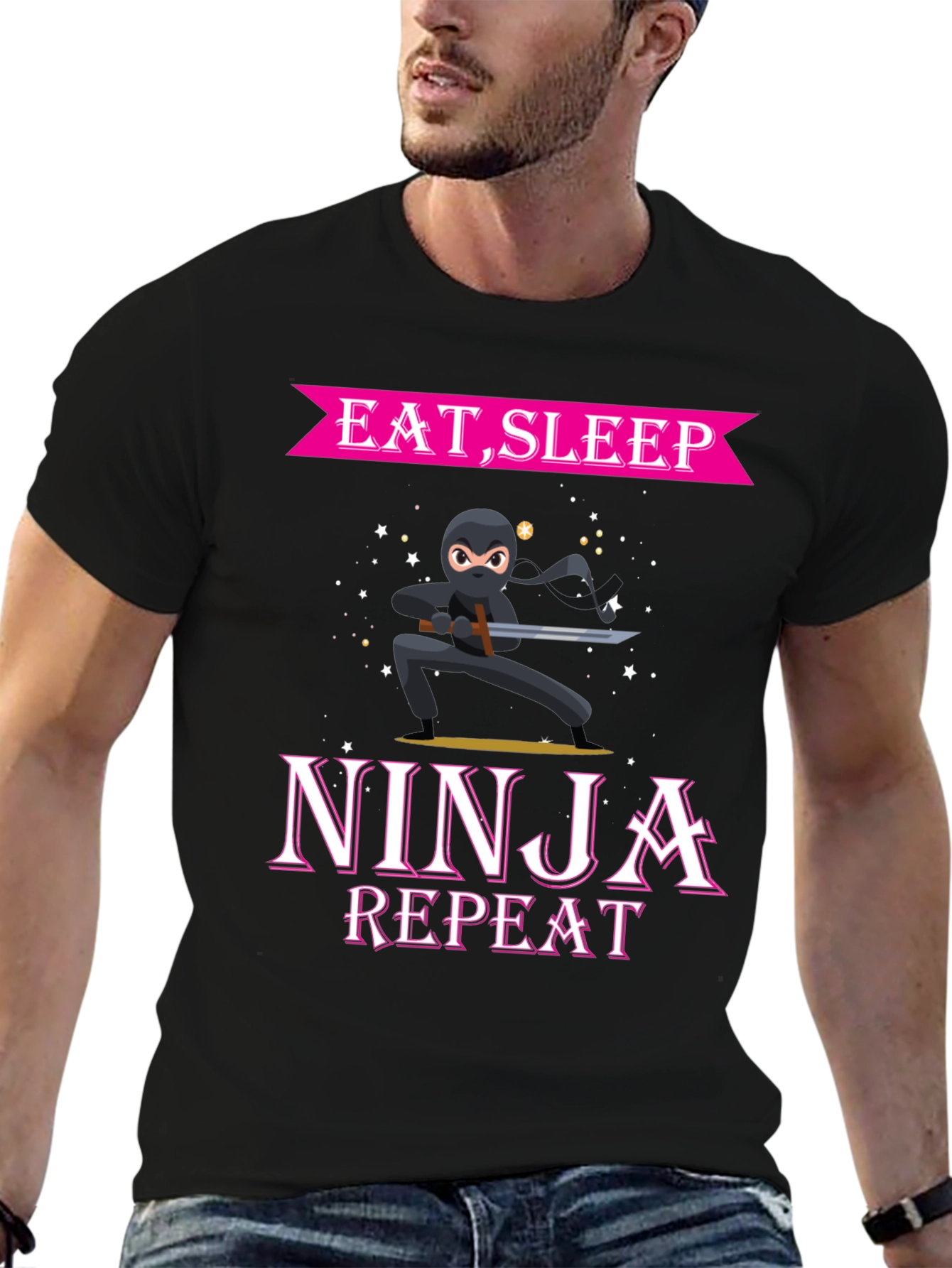 Eat Sleep Ninja Repeat T-Shirt