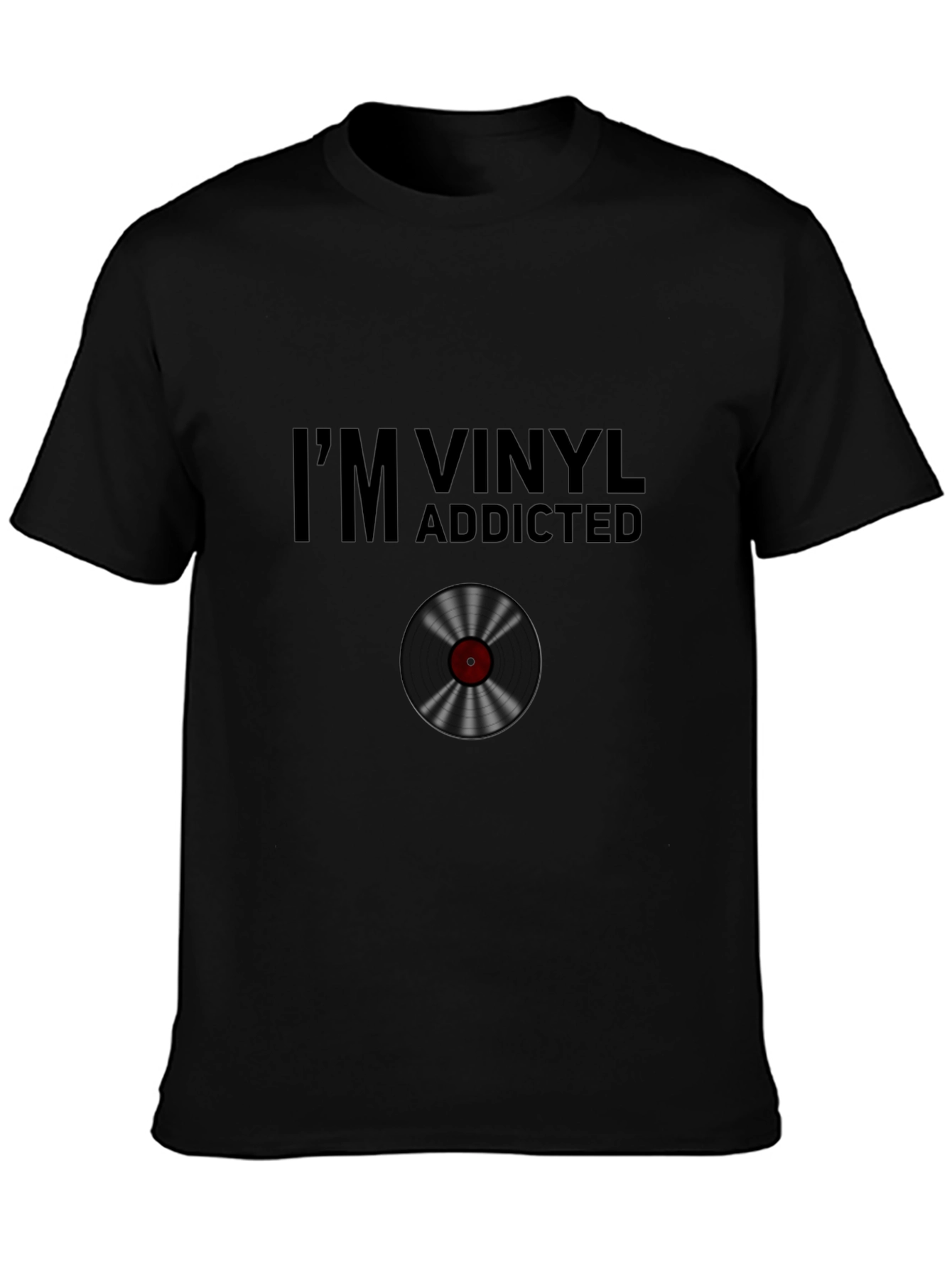 Im Vinyl Addicted Graphic Tee