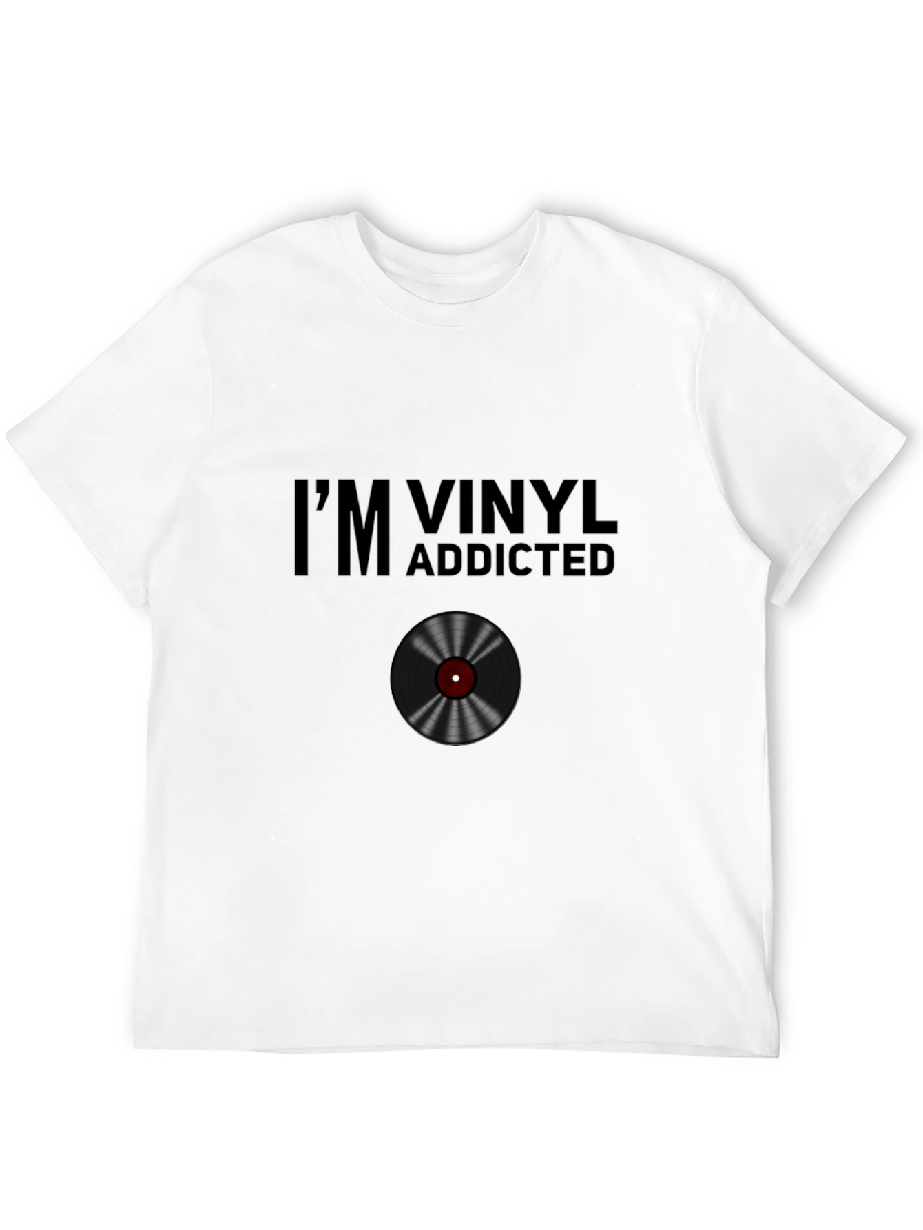 Im Vinyl Addicted Graphic Tee