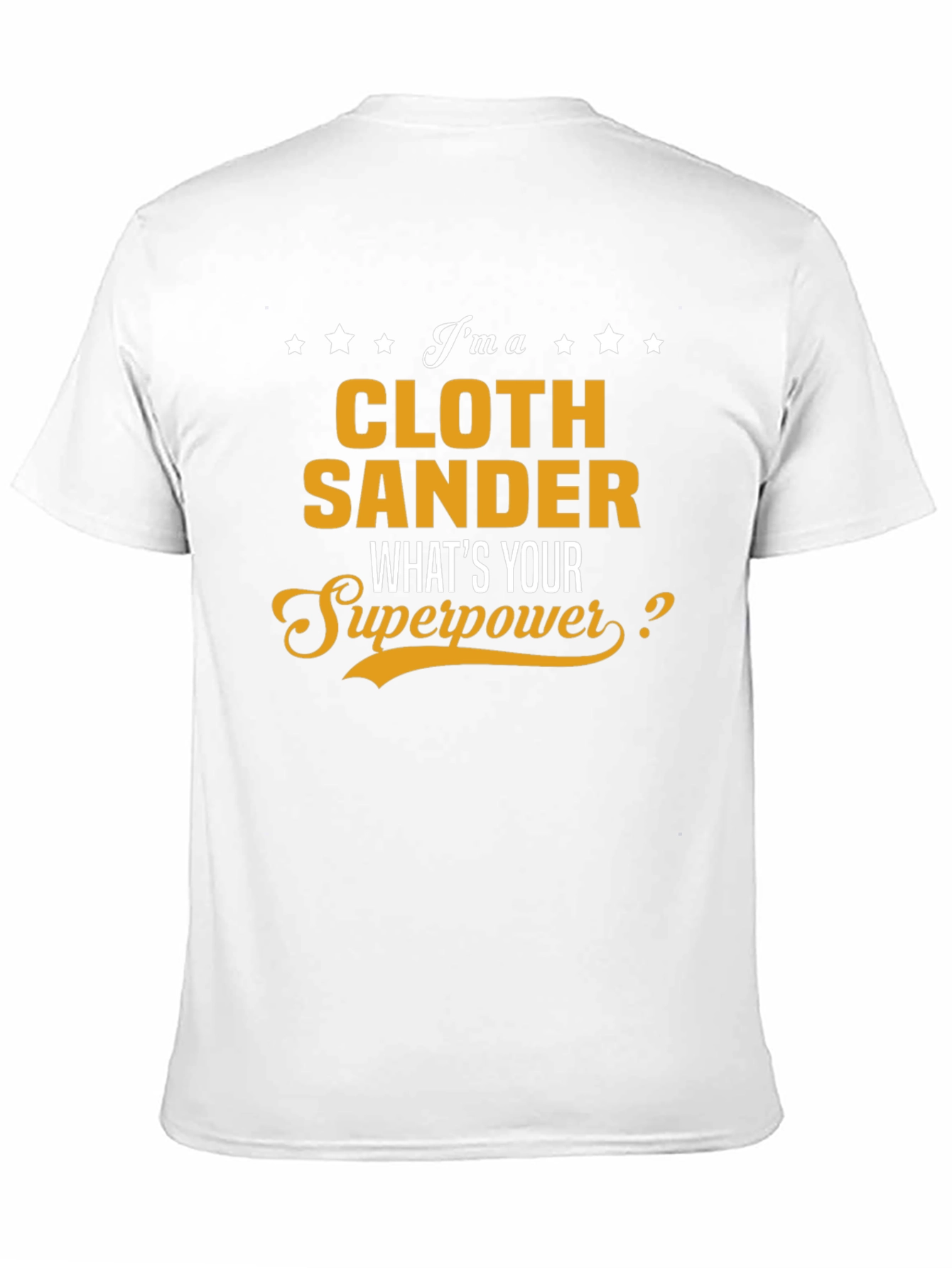 Cloth Sander Superpower T-Shirt - Black Cotton Tee