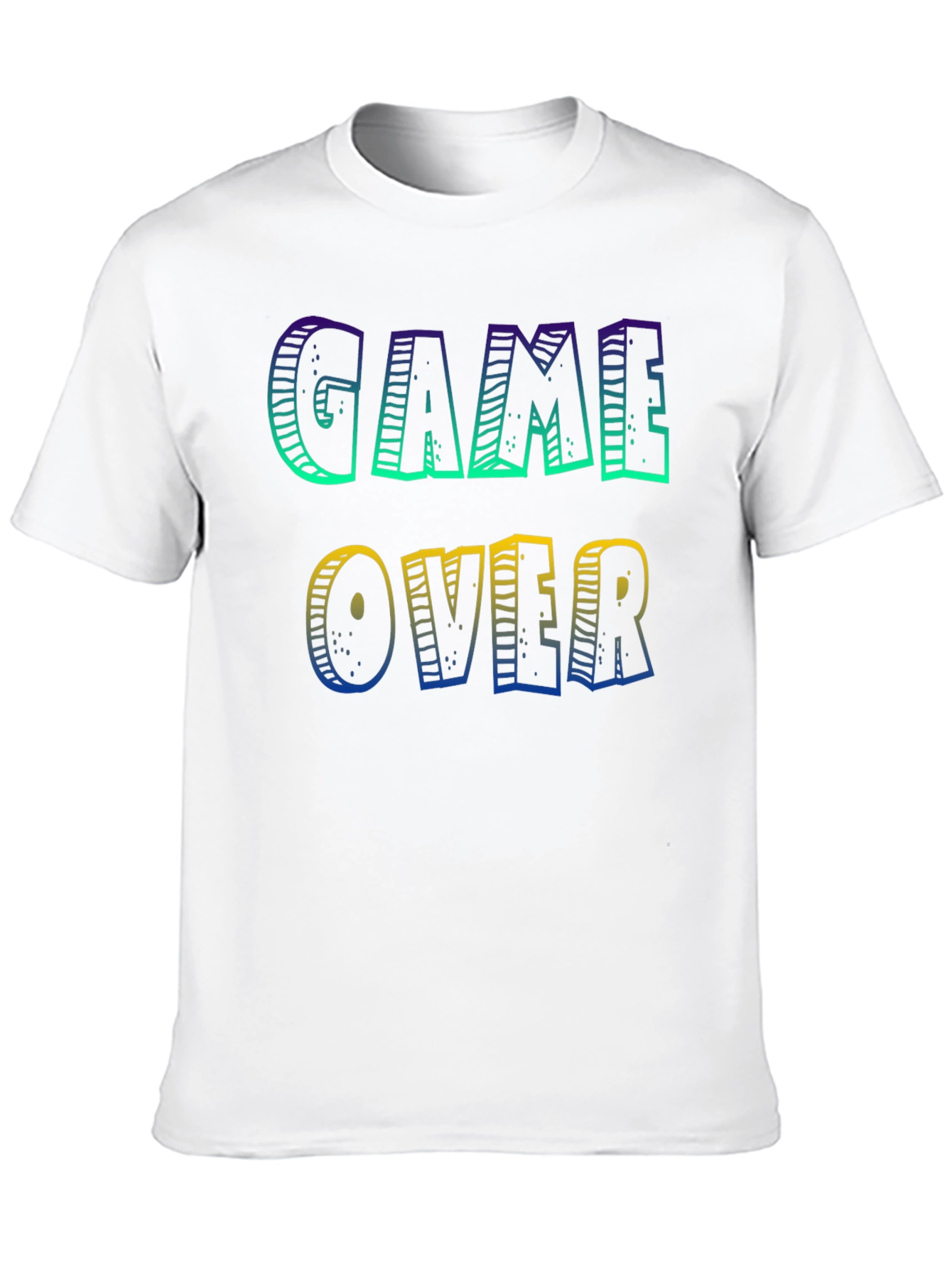 Game Over Graphic Tee - Gamer Style T-Shirt