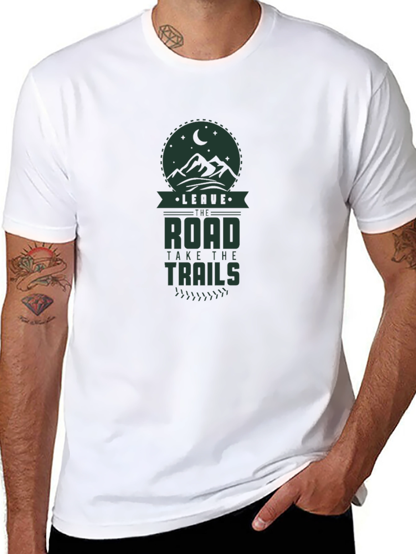 Leave the Road Take the Trails Graphic T-Shirt