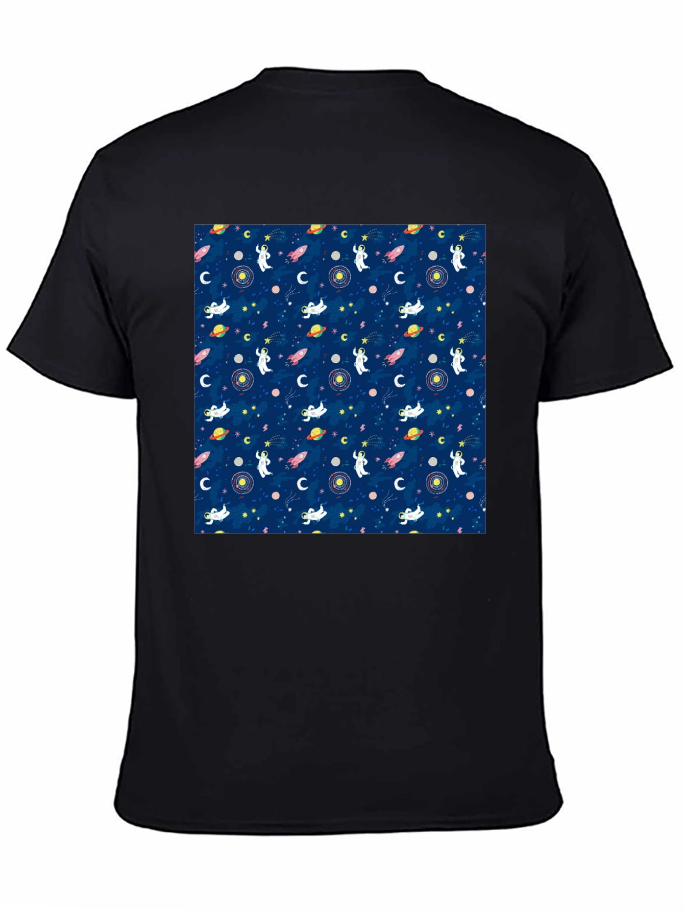 Cosmic Astronauts Black T-Shirt