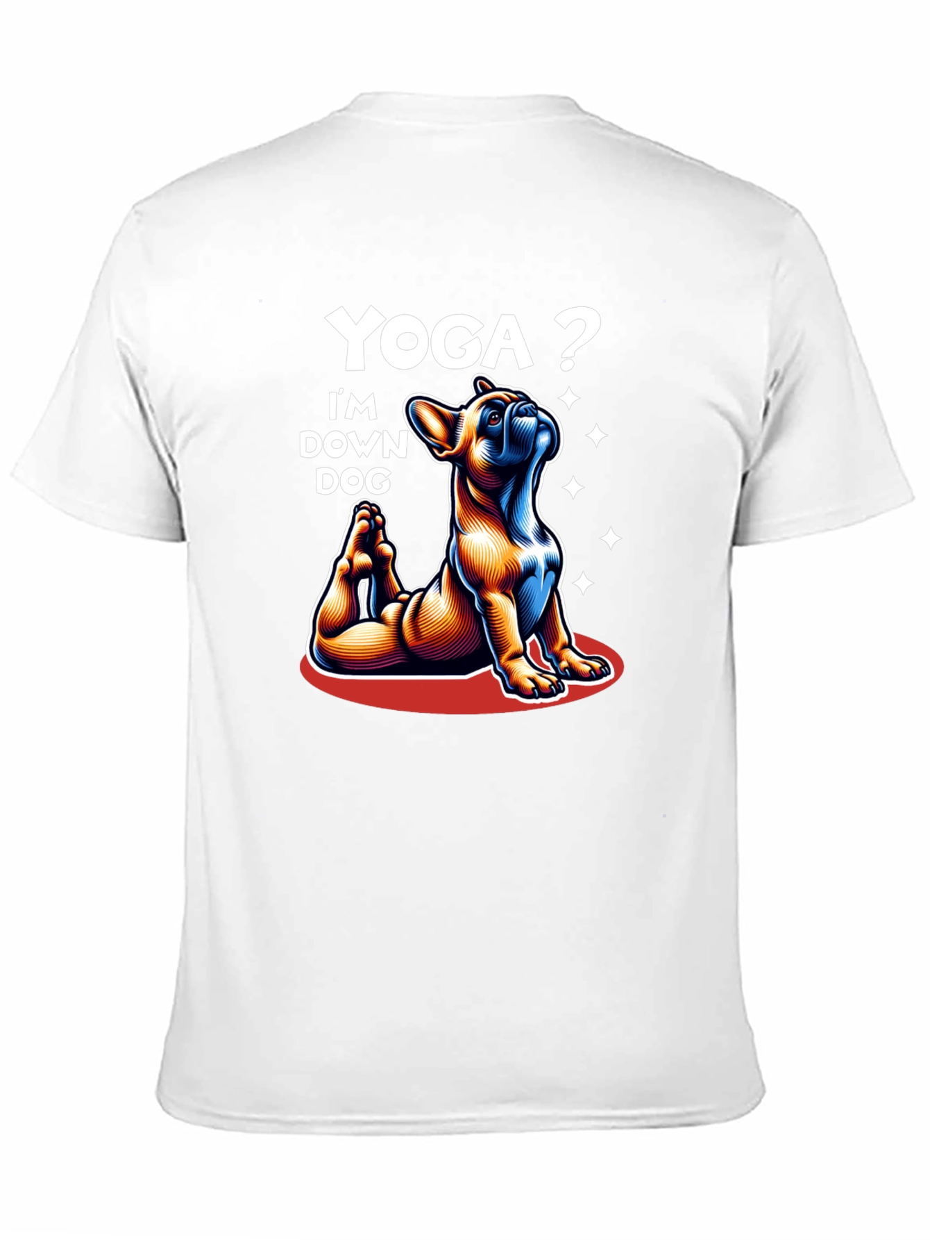 Yoga Dog T-Shirt: Downward Dog Graphic Tee