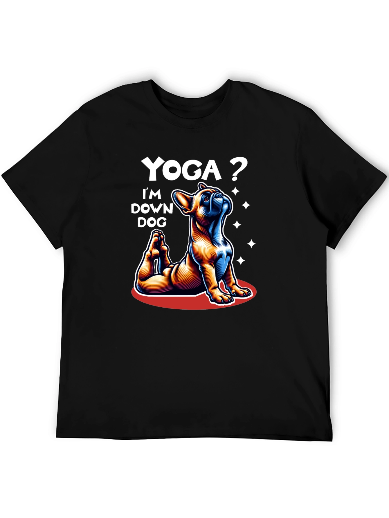 Yoga Dog T-Shirt: Downward Dog Graphic Tee