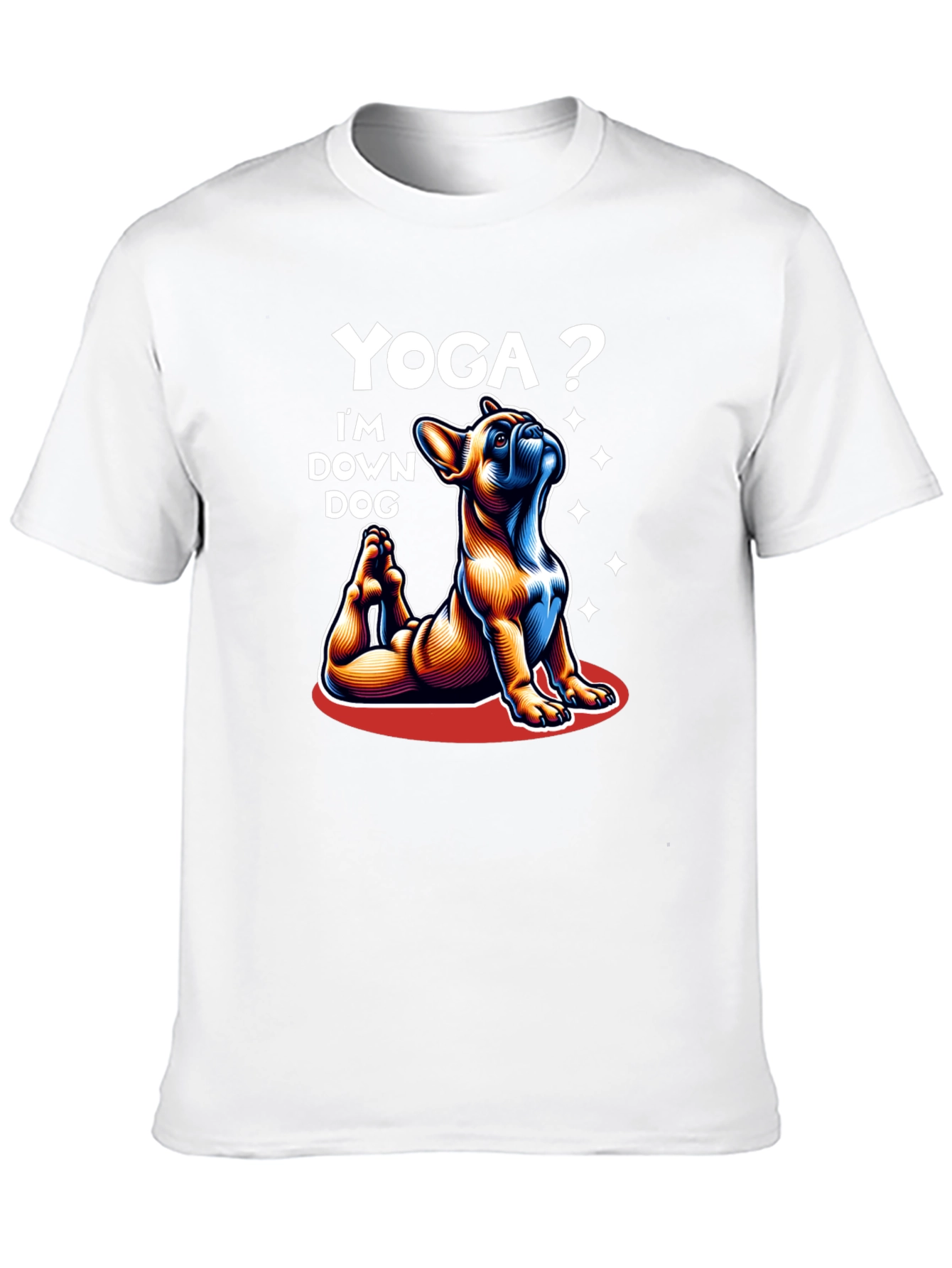 Yoga Dog T-Shirt: Downward Dog Graphic Tee