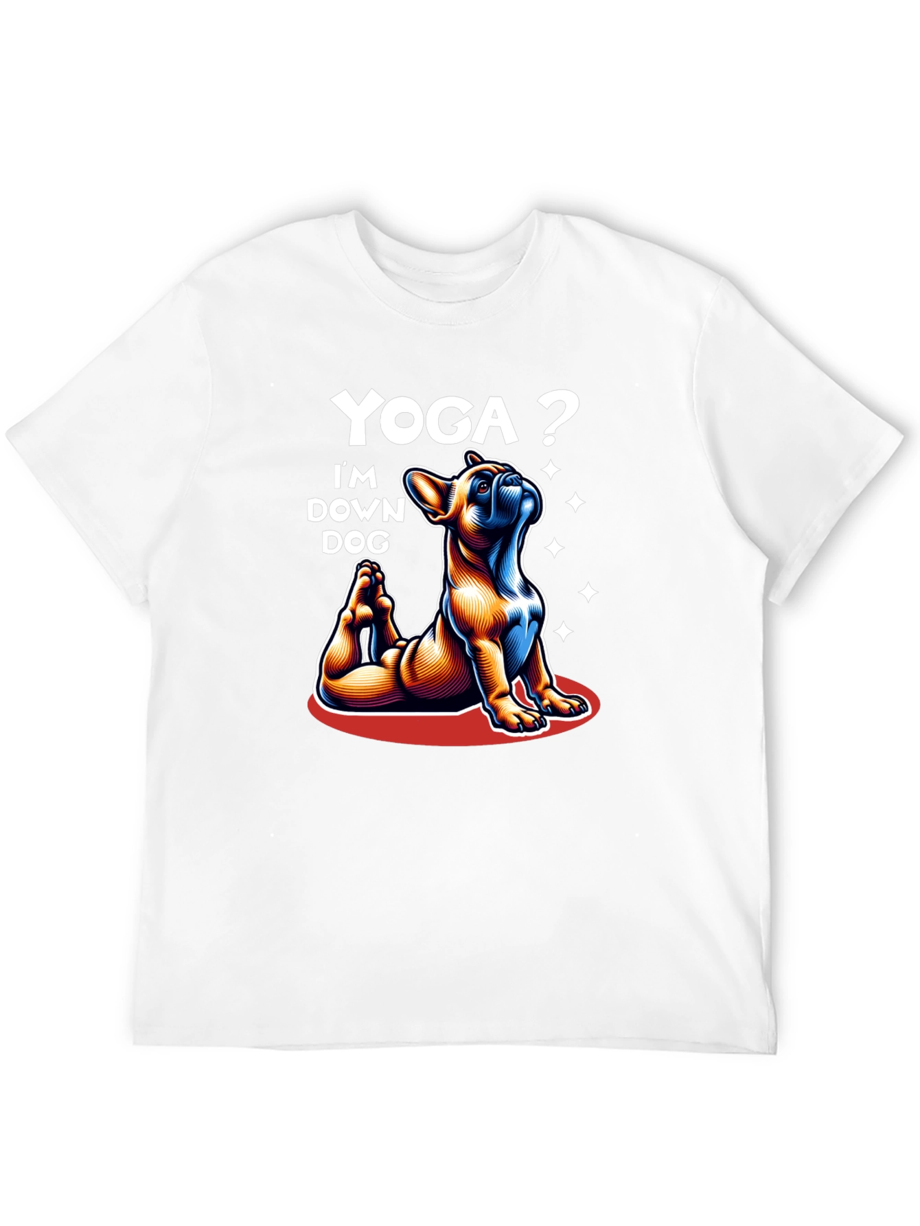 Yoga Dog T-Shirt: Downward Dog Graphic Tee