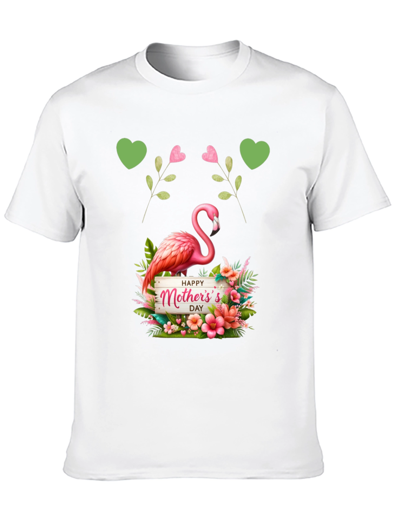 Mothers Day Flamingo Graphic Tee