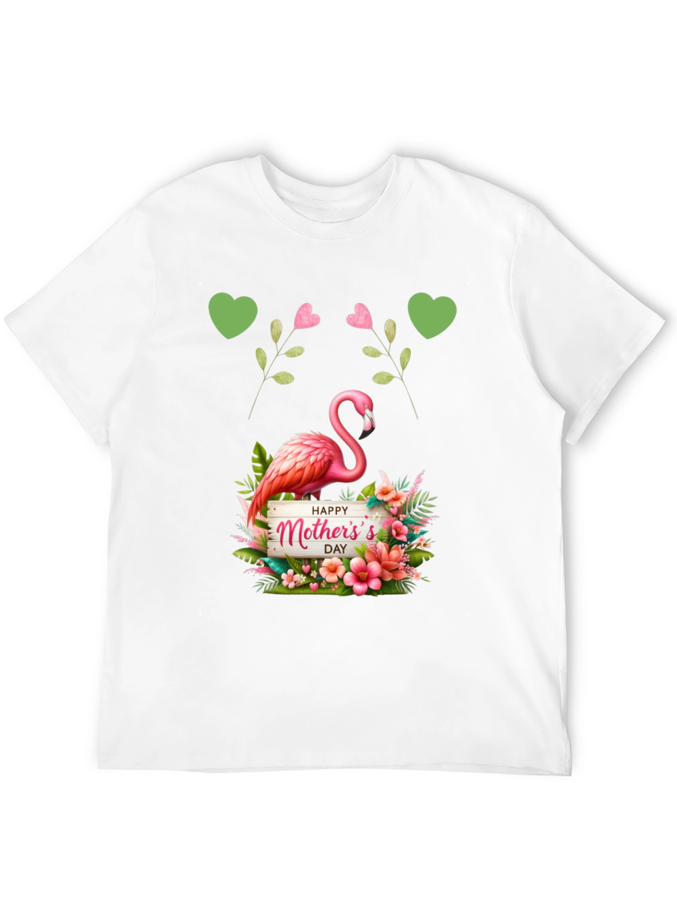 Mothers Day Flamingo Graphic Tee