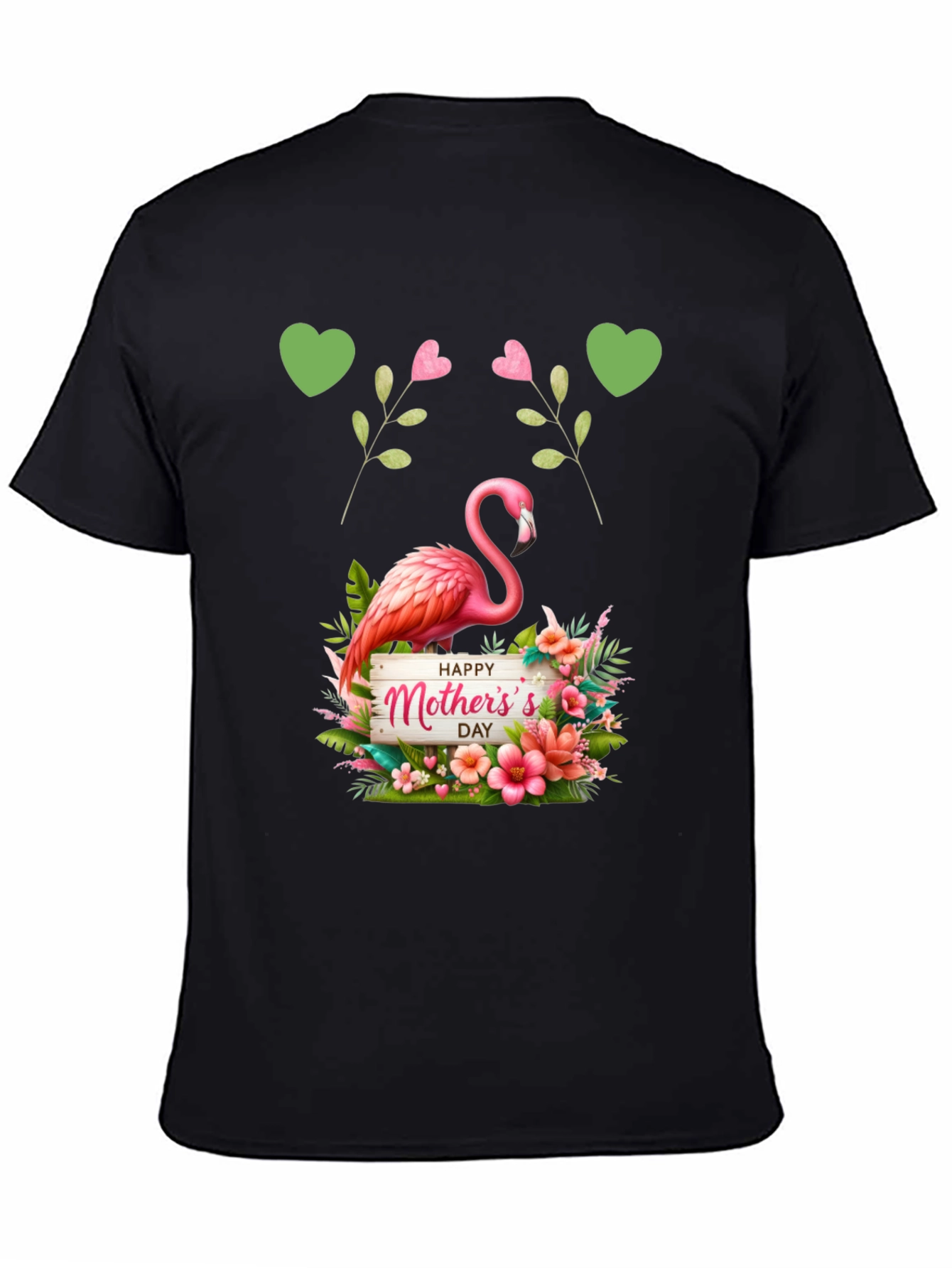 Mothers Day Flamingo Graphic Tee
