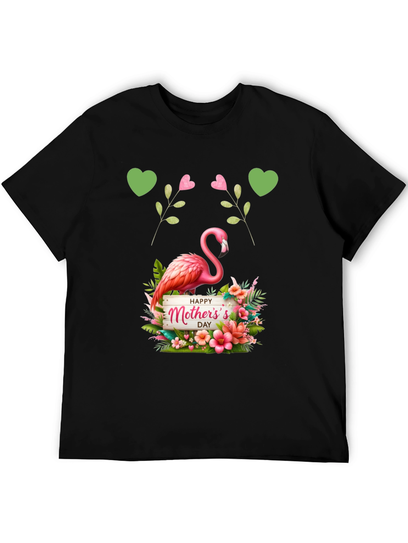 Mothers Day Flamingo Graphic Tee