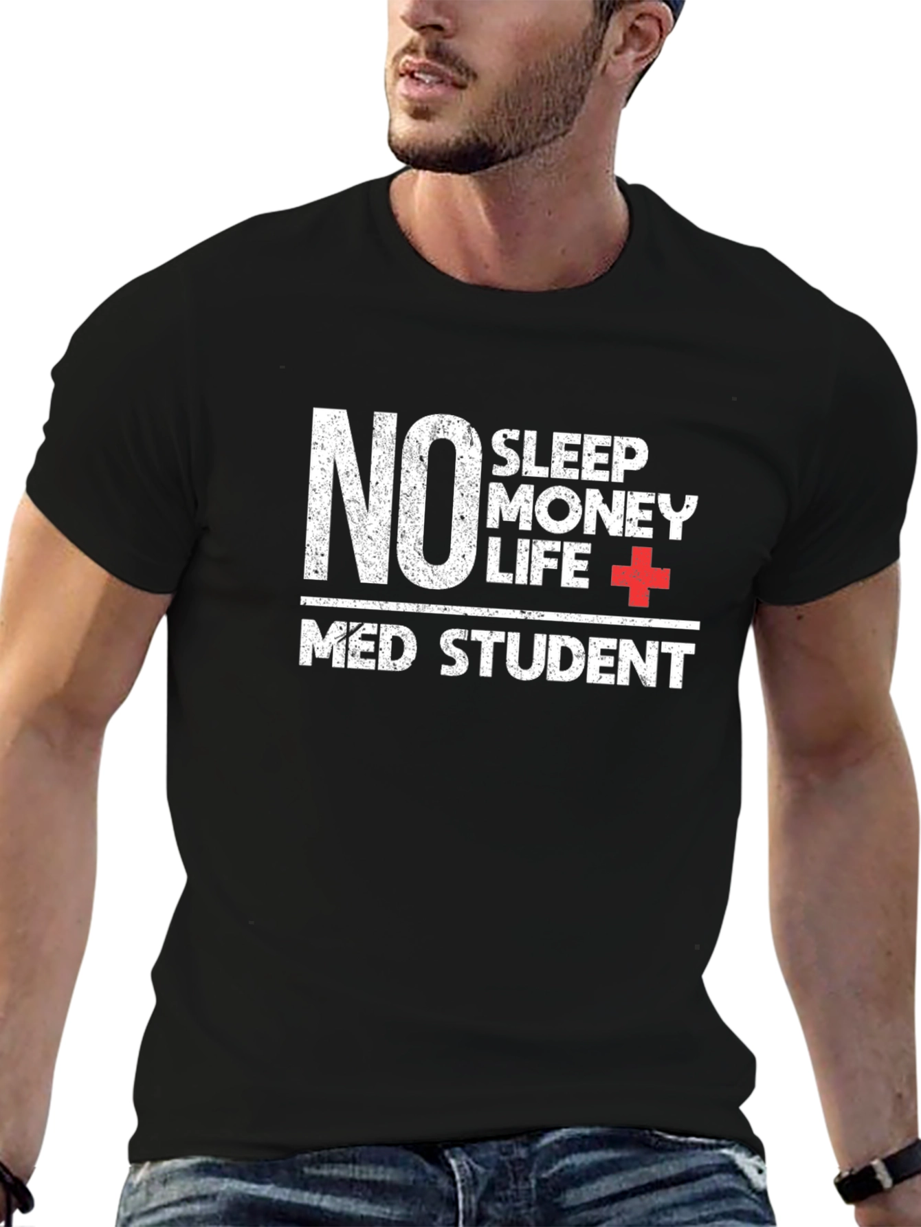 Med Student Life T-Shirt - No Sleep Money Life