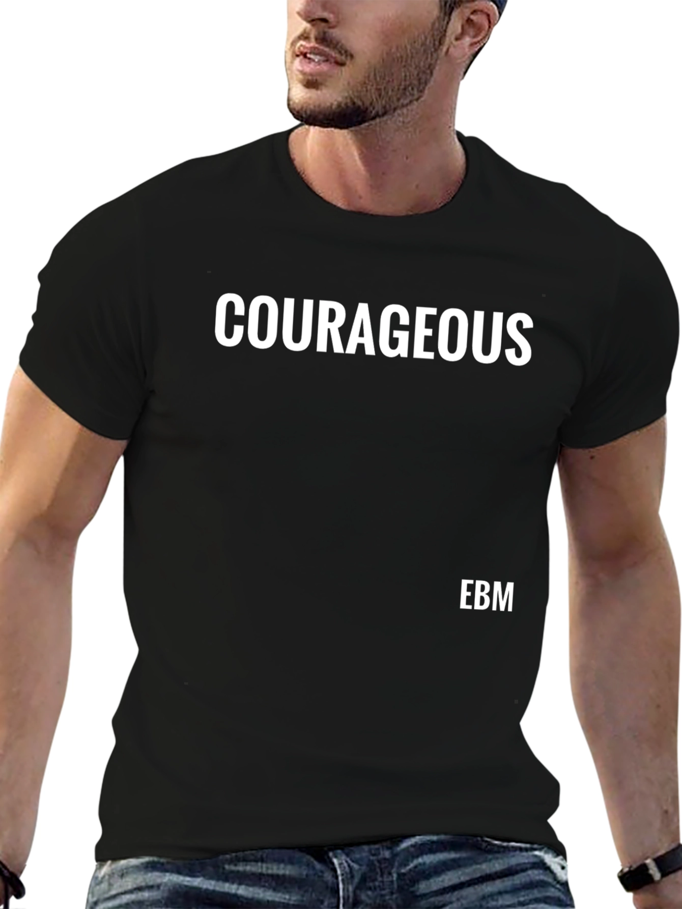 Courageous Graphic Tee - Black
