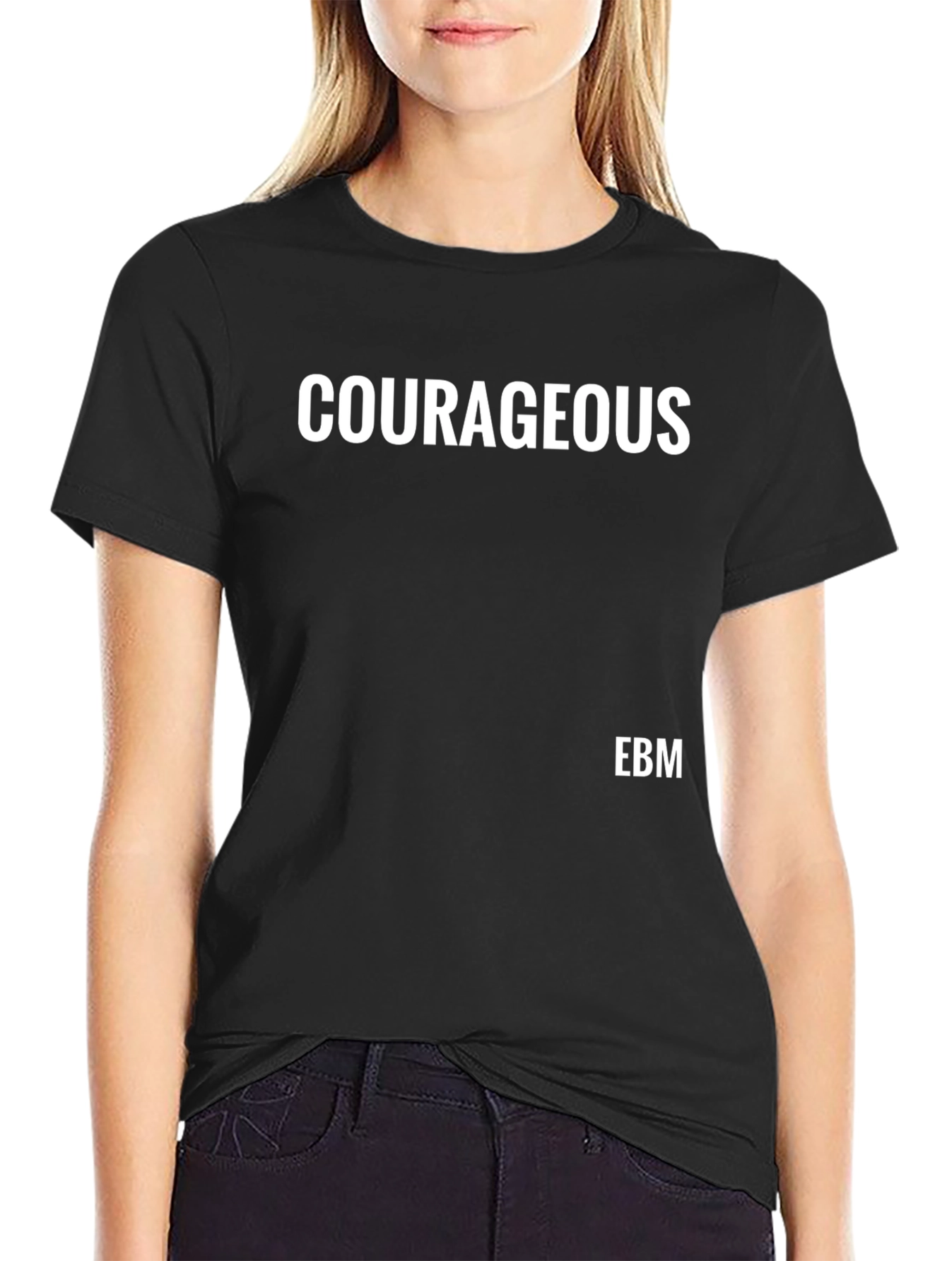 Courageous Graphic Tee - Black