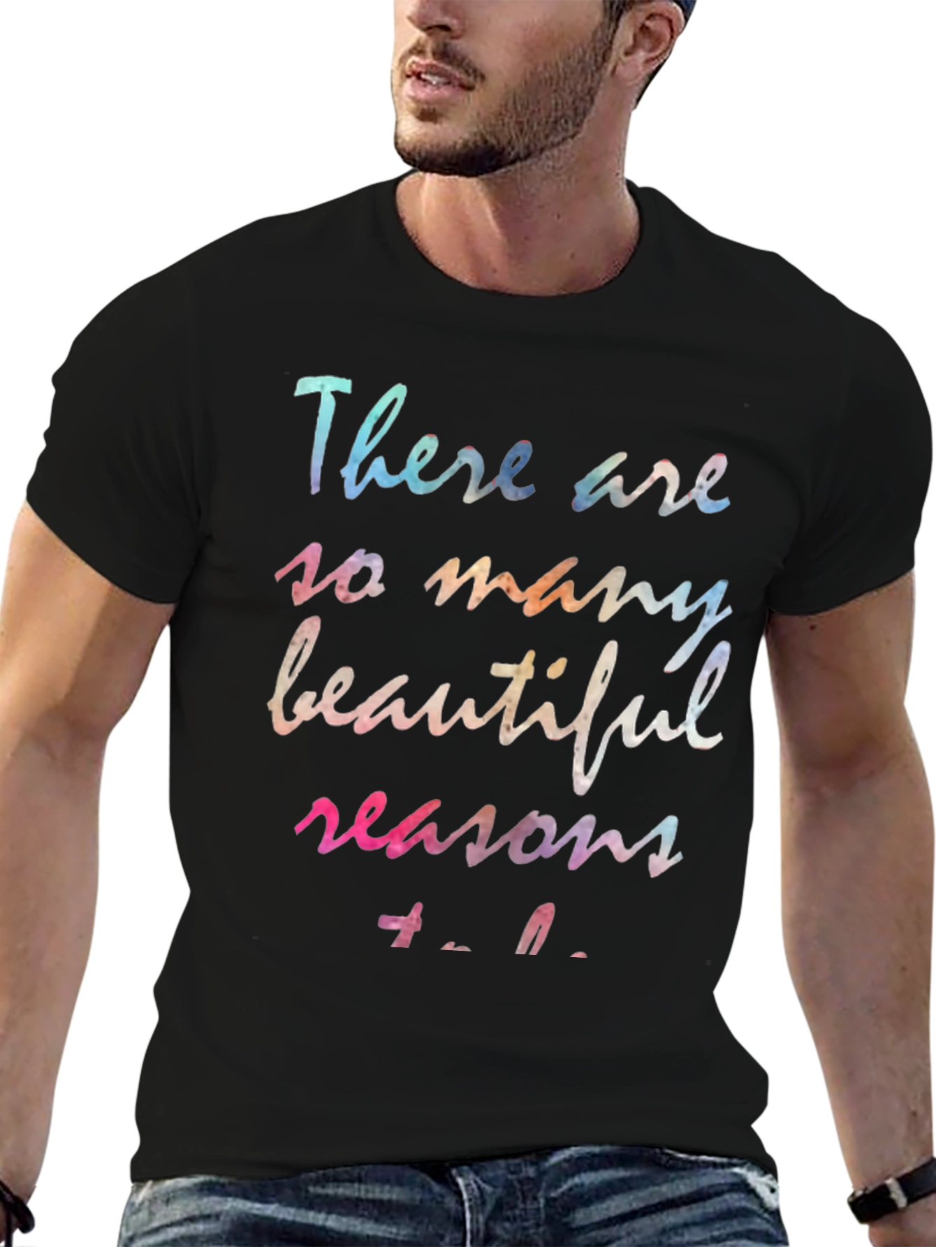 Beautiful Reasons Graphic Tee - Black