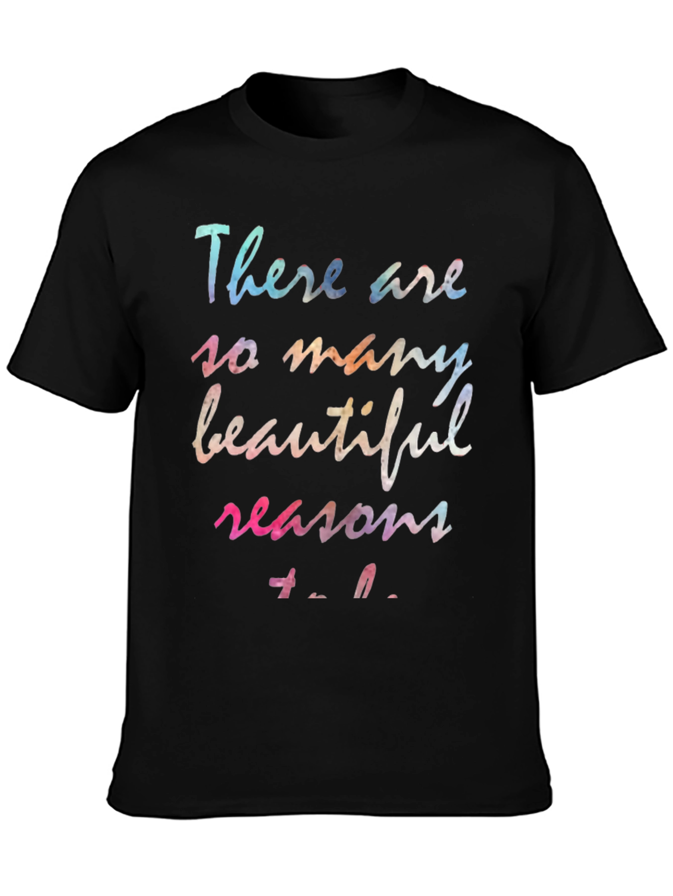 Beautiful Reasons Graphic Tee - Black