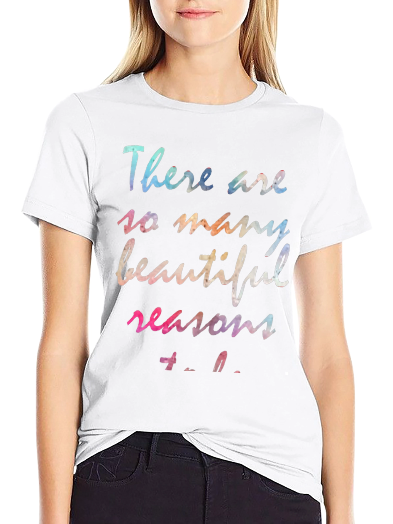 Beautiful Reasons Graphic Tee - Black