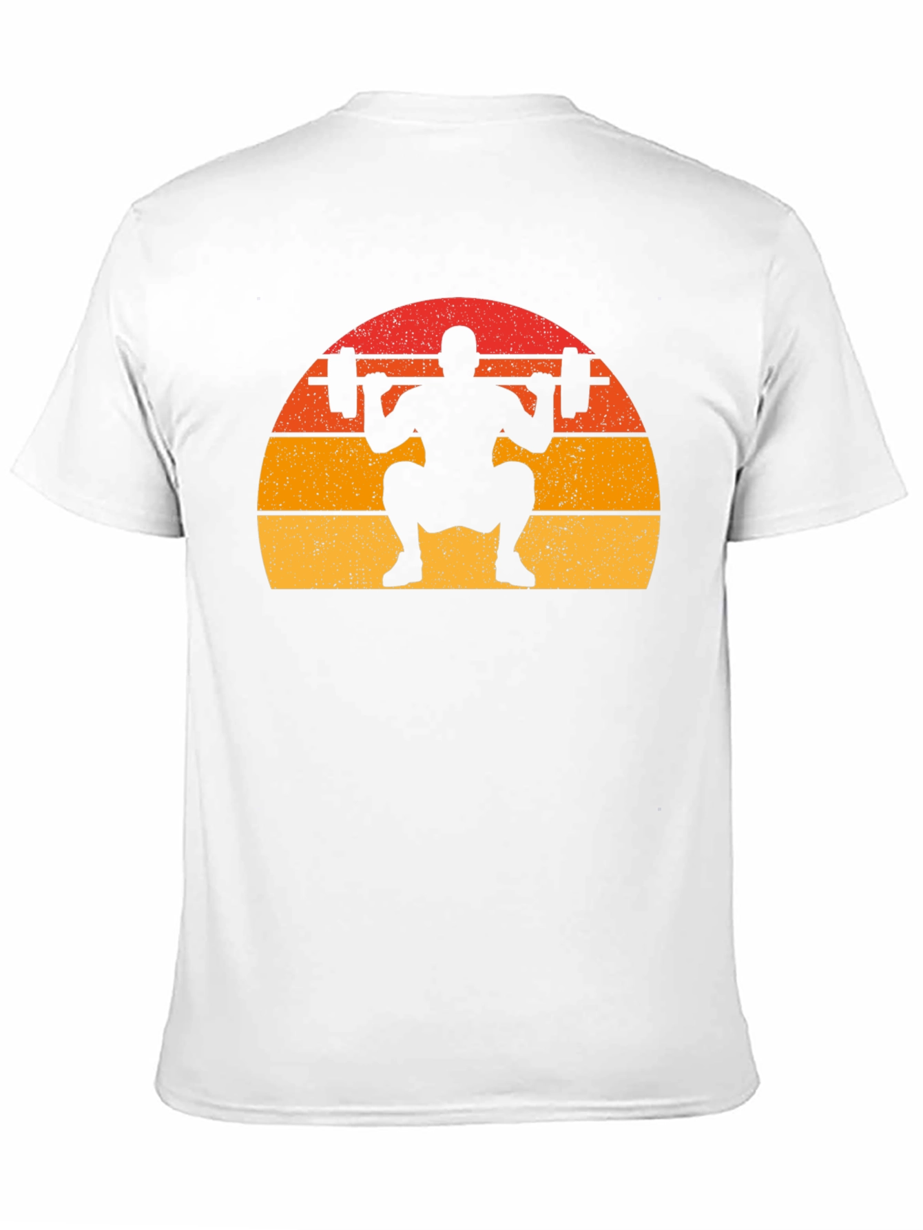 Retro Weightlifting Squat T-Shirt
