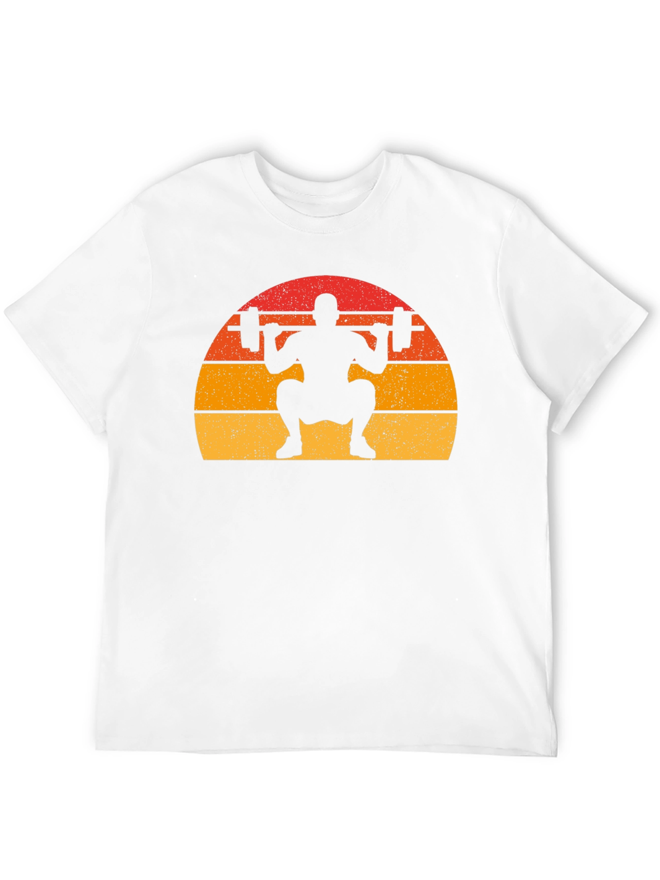 Retro Weightlifting Squat T-Shirt