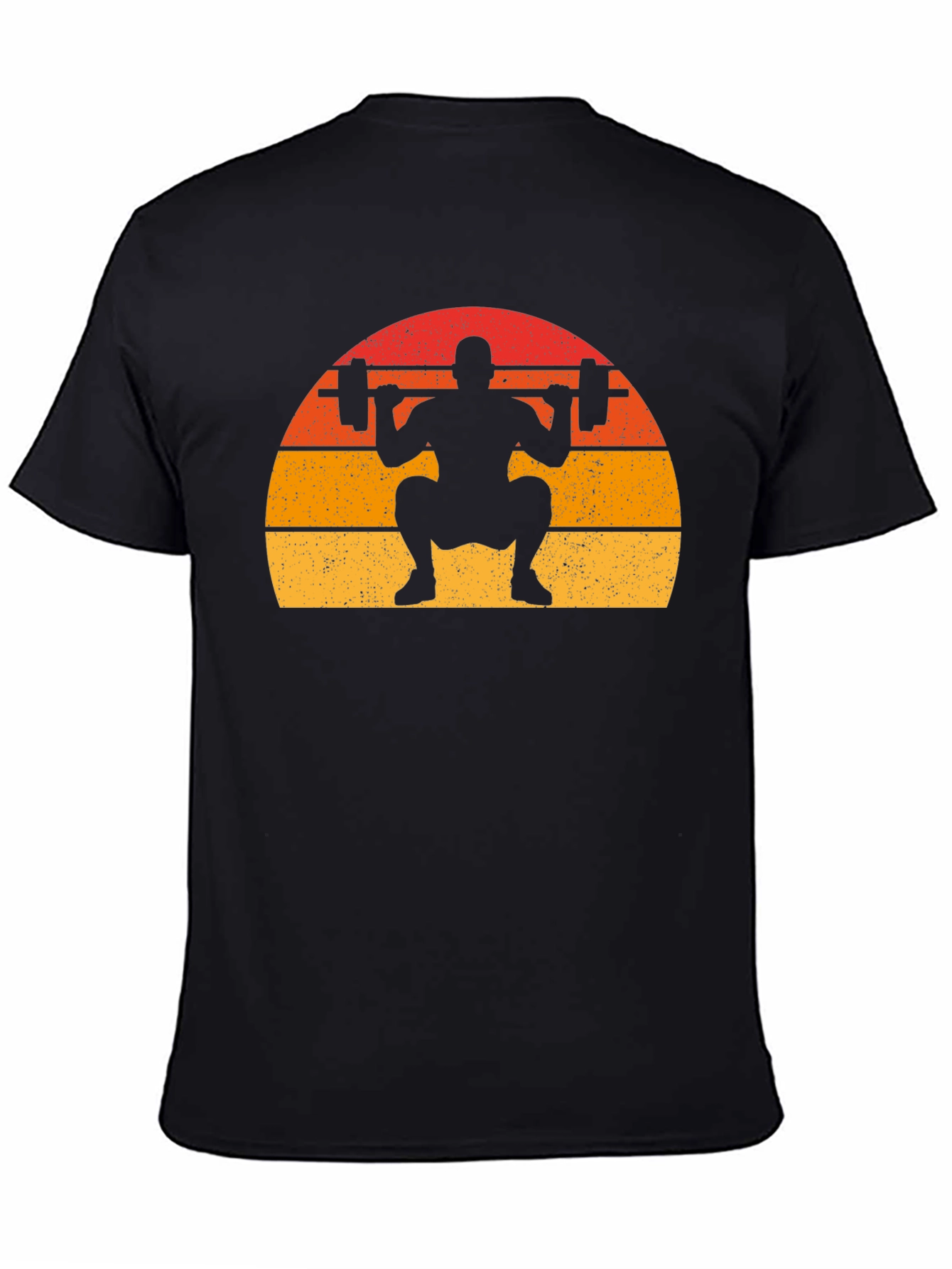 Retro Weightlifting Squat T-Shirt