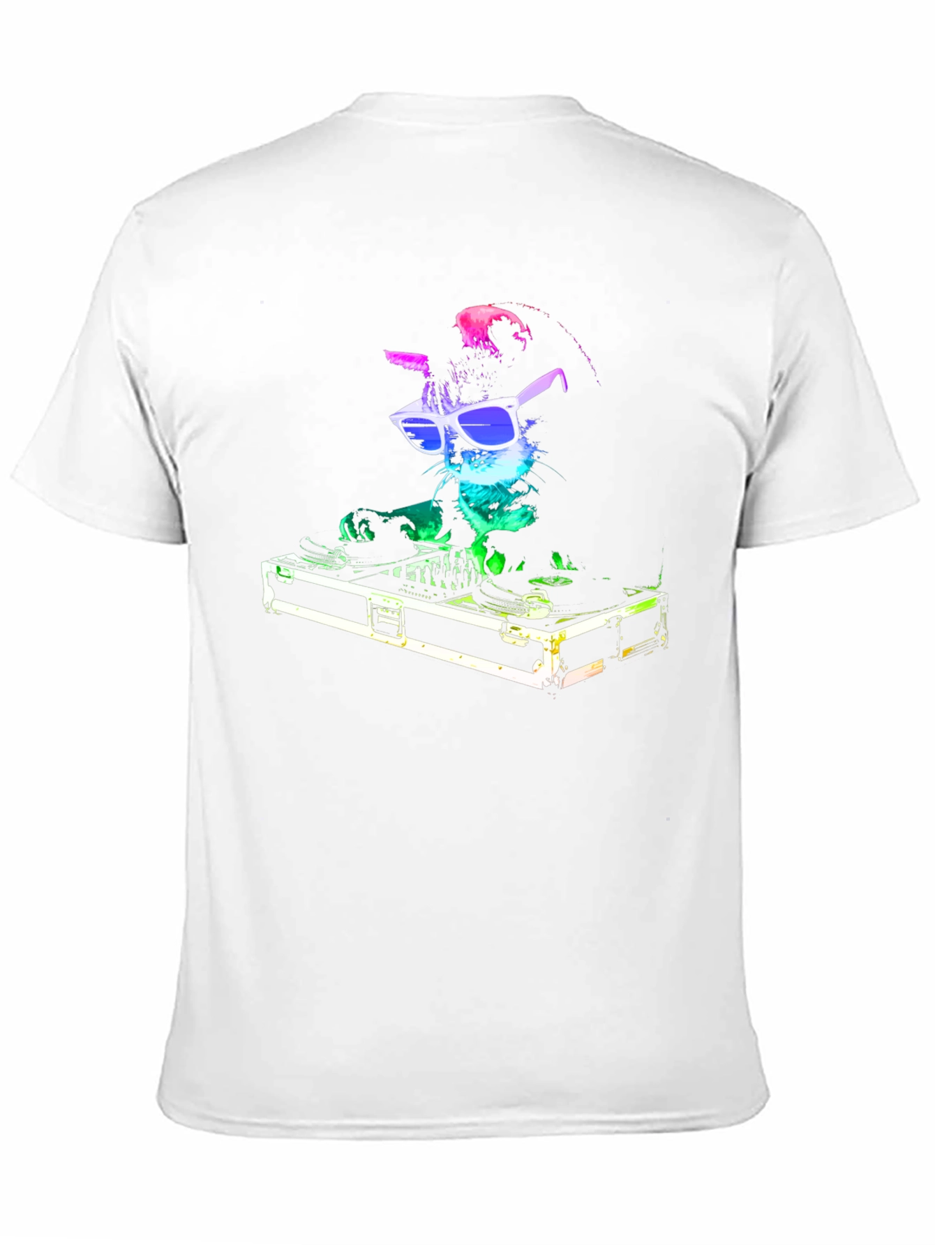 DJ Cat T-Shirt - Funny Party Animal Tee