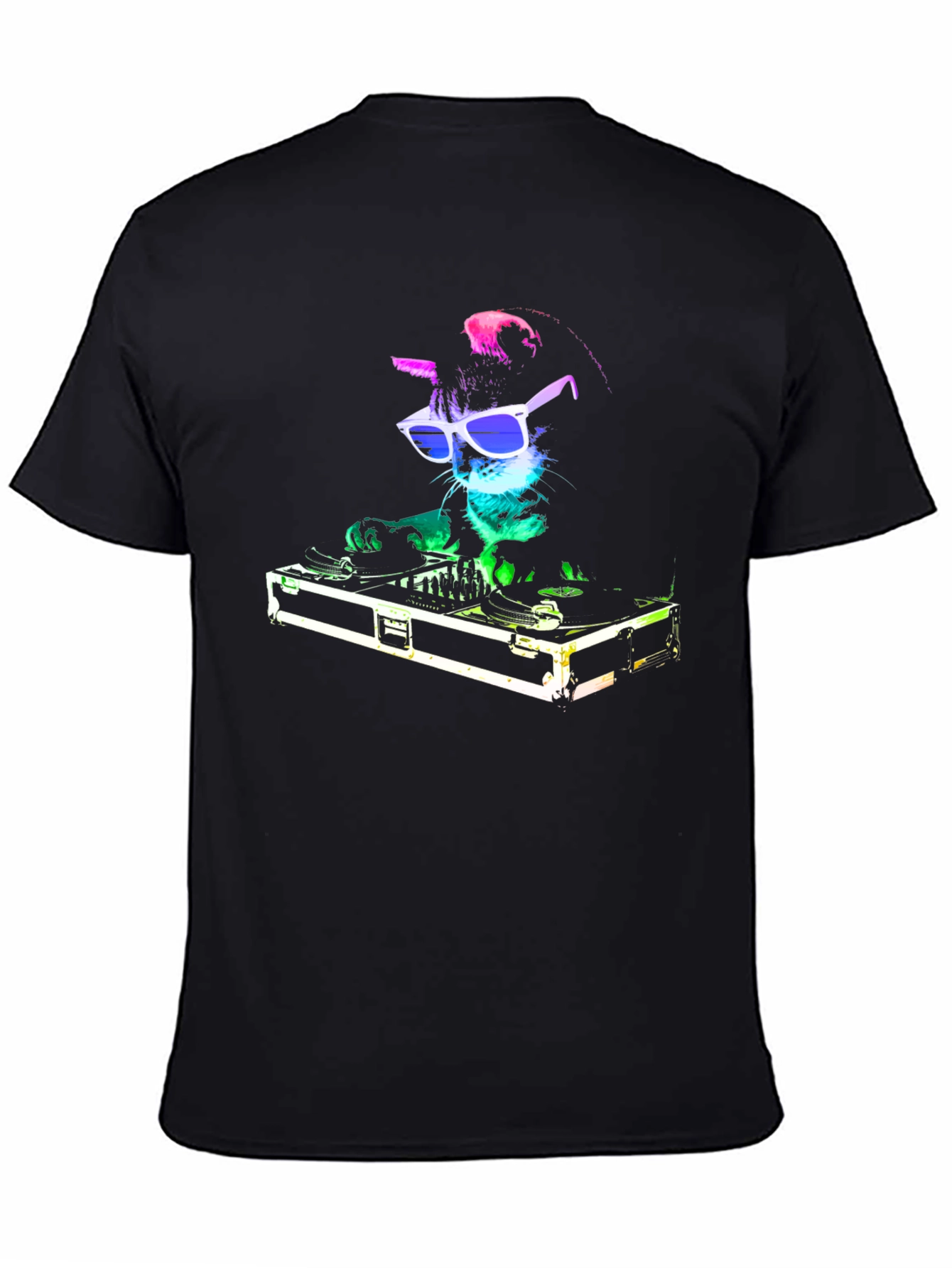 DJ Cat T-Shirt - Funny Party Animal Tee