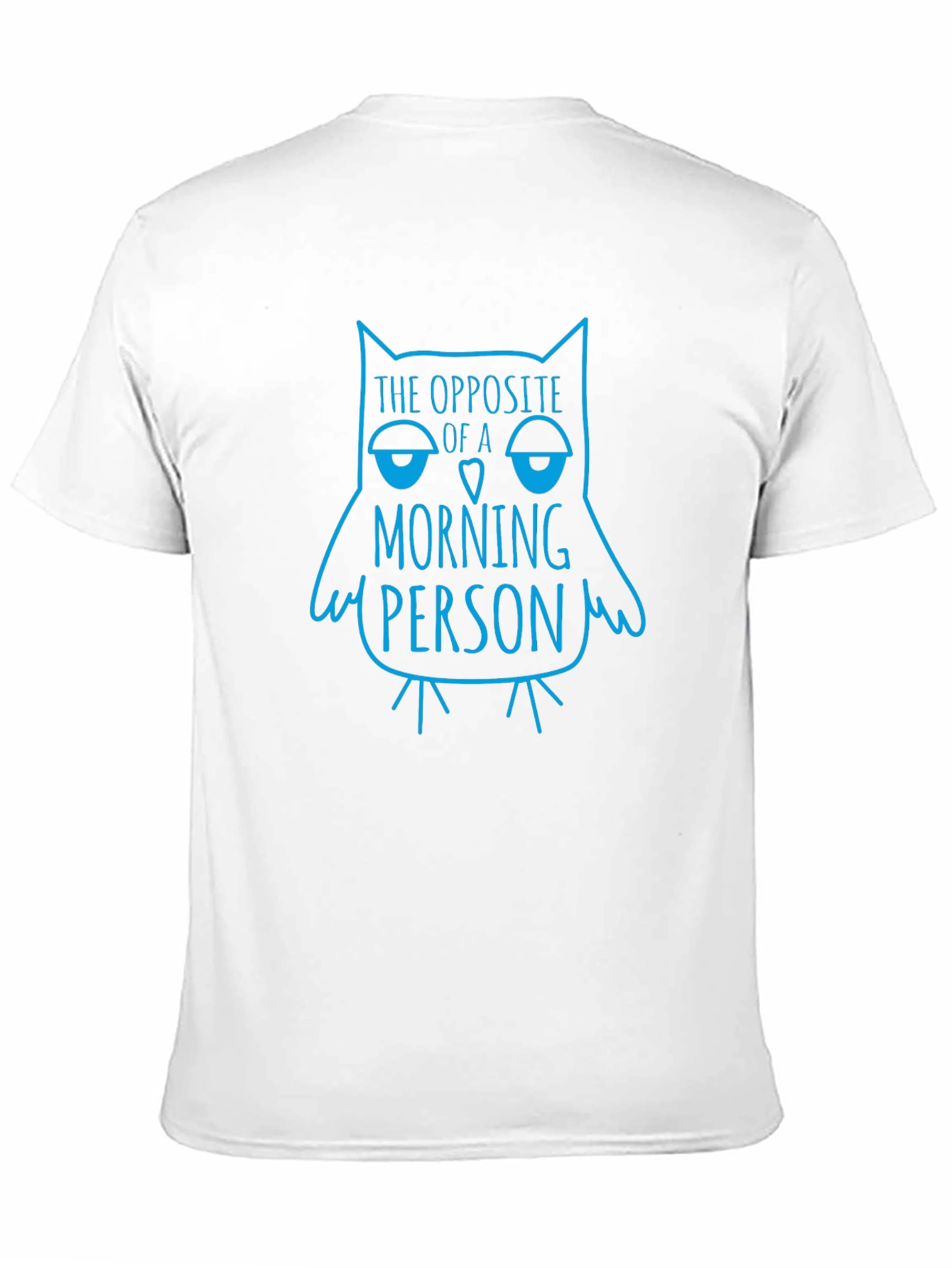 Owl Not a Morning Person Graphic T-Shirt