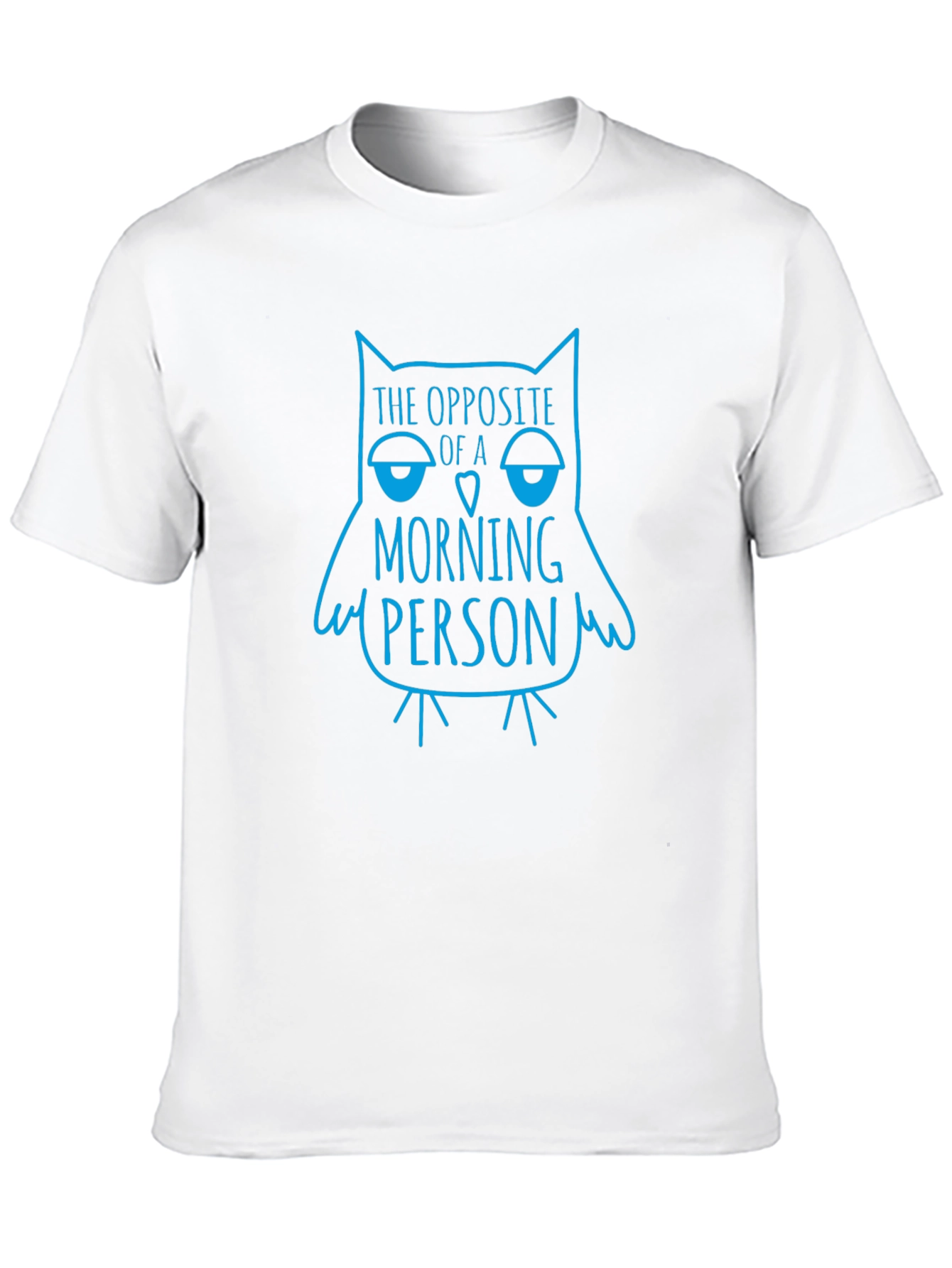 Owl Not a Morning Person Graphic T-Shirt