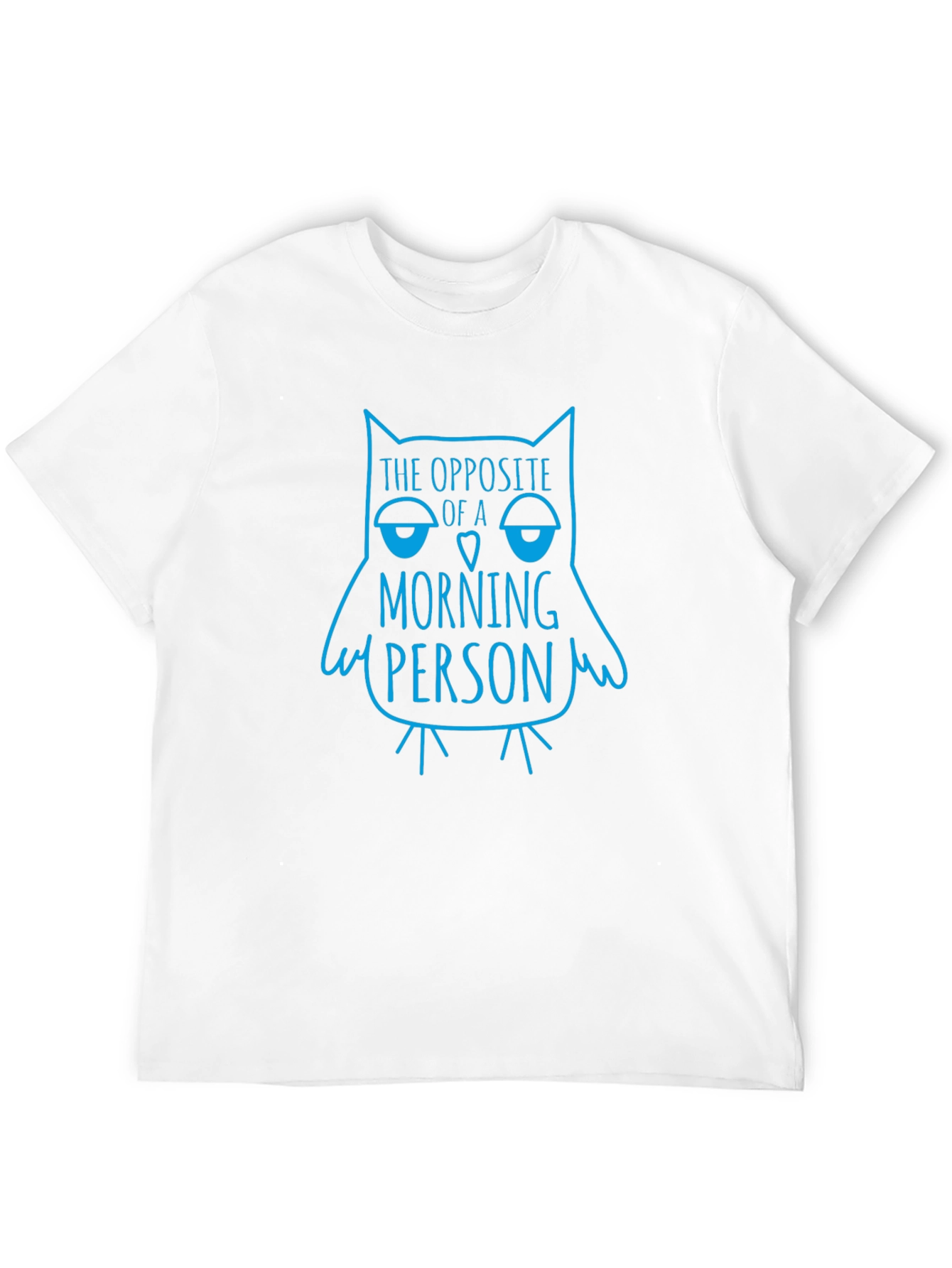 Owl Not a Morning Person Graphic T-Shirt