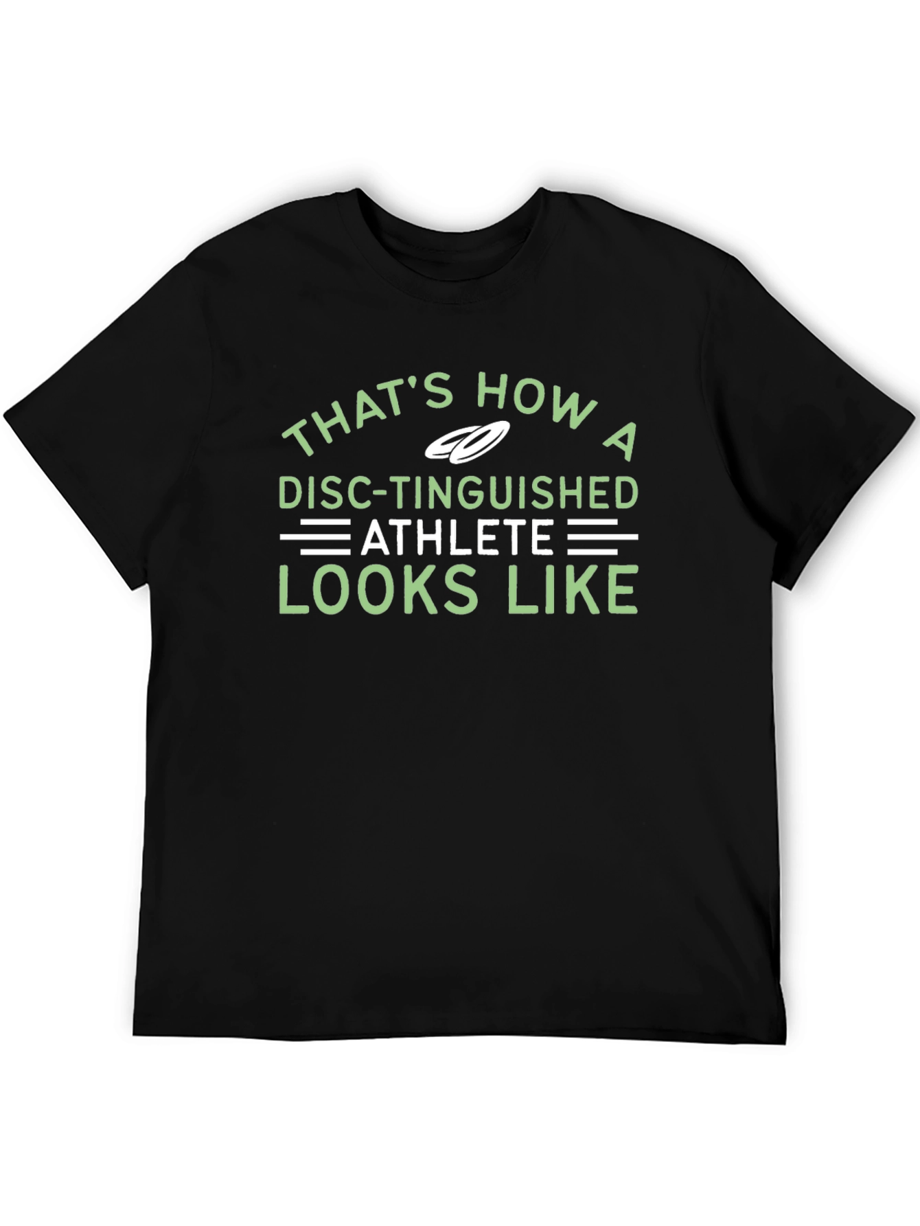 Disc Golf Athlete Black T-Shirt