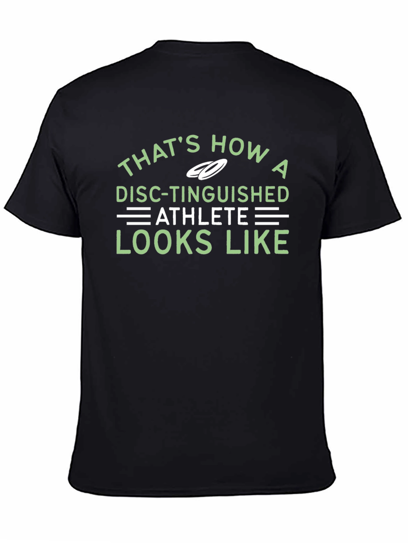 Disc Golf Athlete Black T-Shirt