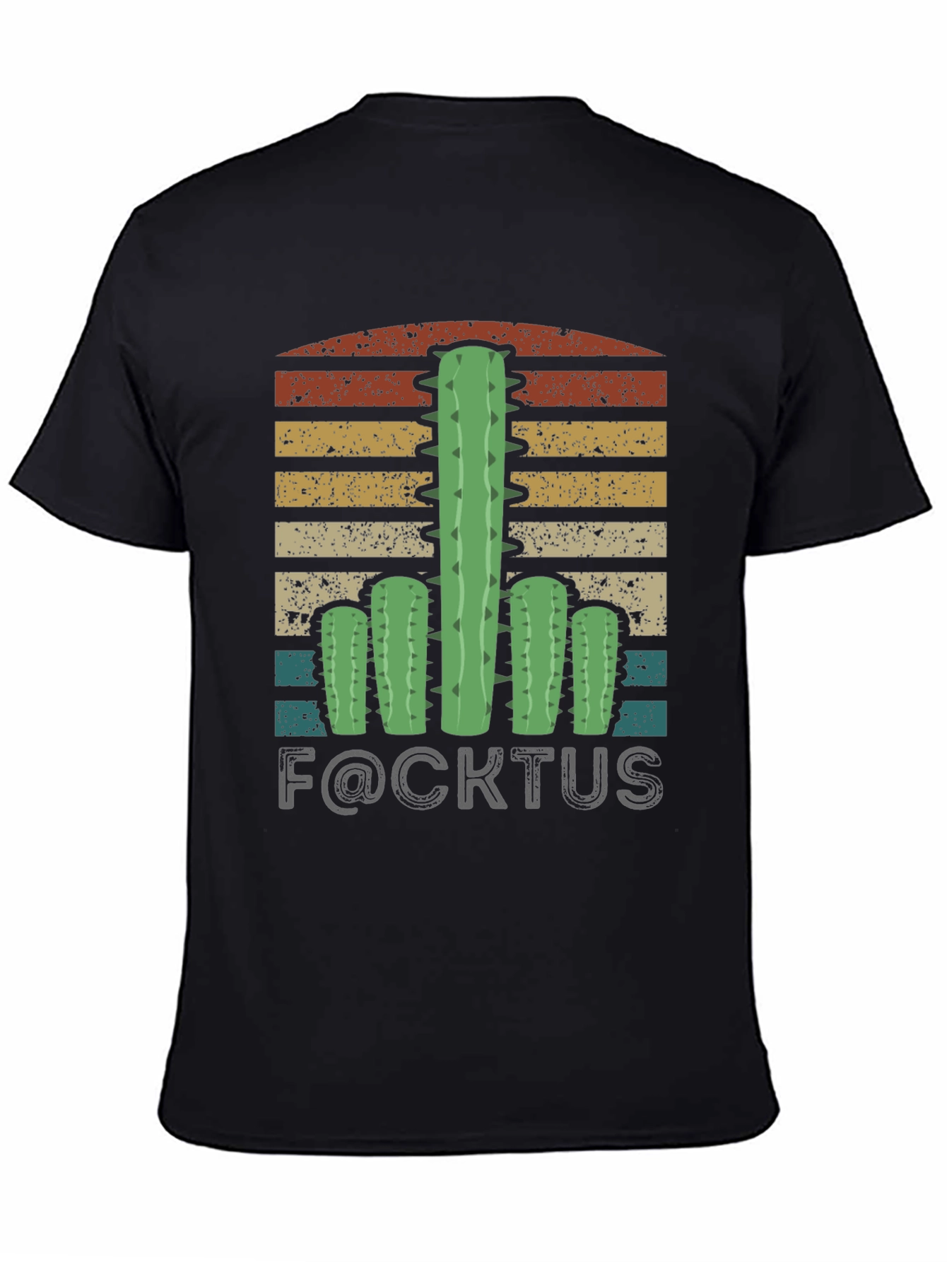 F@CKTUS Cactus Graphic T-Shirt Funny Plant Tee