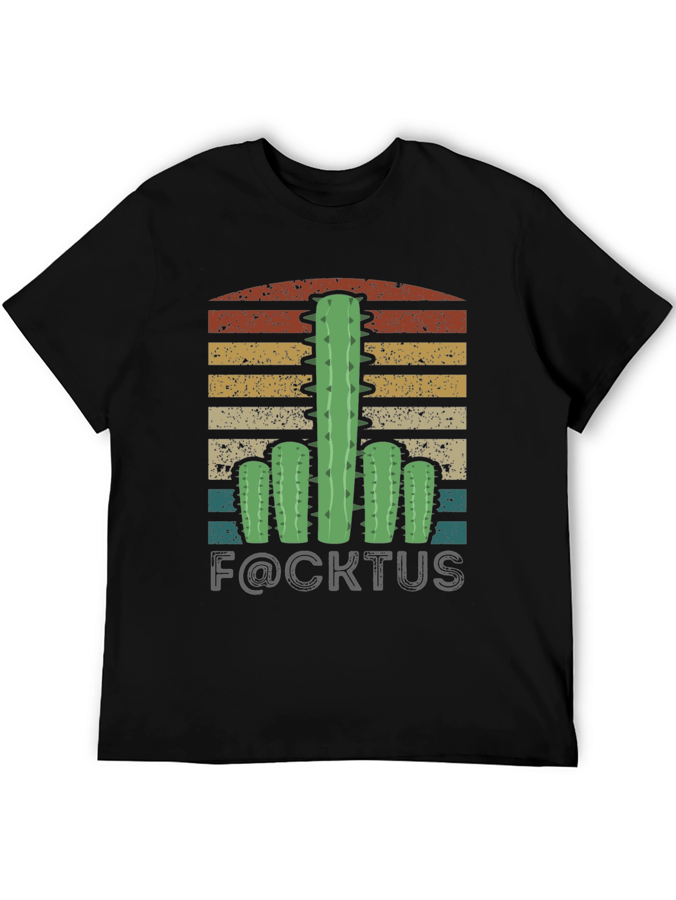 F@CKTUS Cactus Graphic T-Shirt Funny Plant Tee