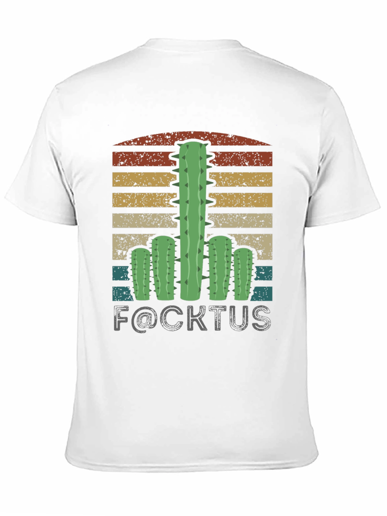 F@CKTUS Cactus Graphic T-Shirt Funny Plant Tee