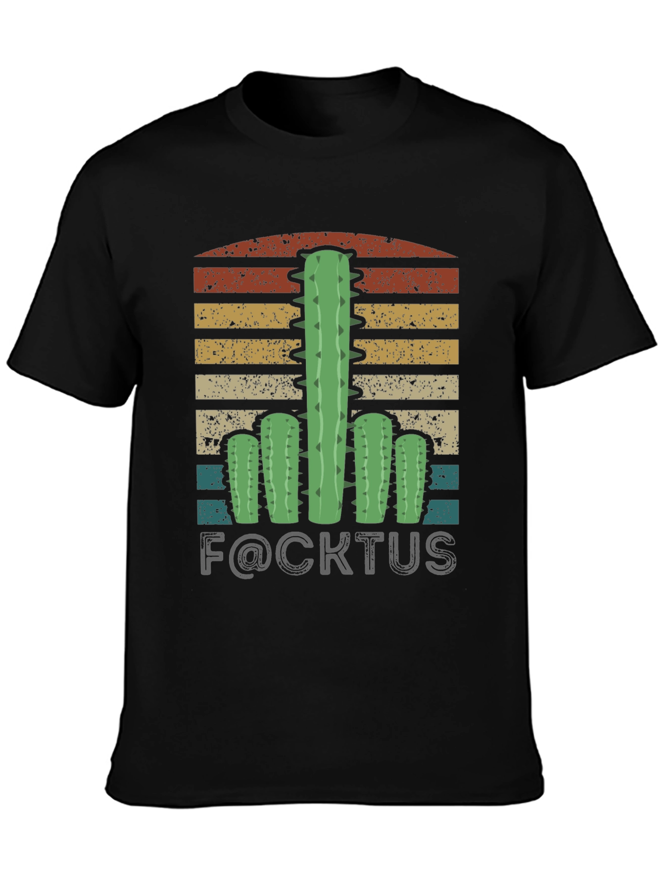 F@CKTUS Cactus Graphic T-Shirt Funny Plant Tee