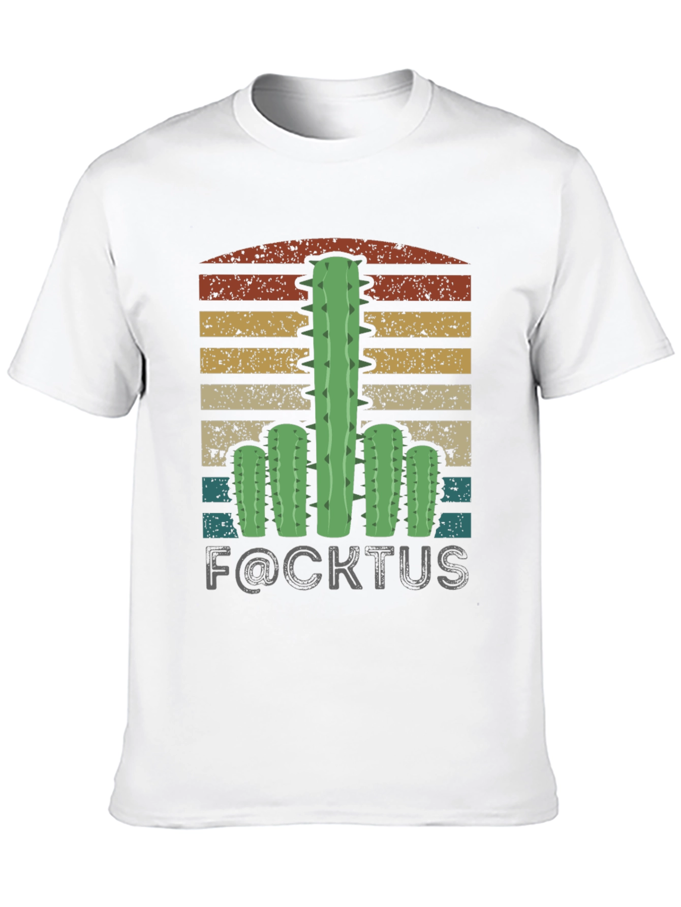 F@CKTUS Cactus Graphic T-Shirt Funny Plant Tee