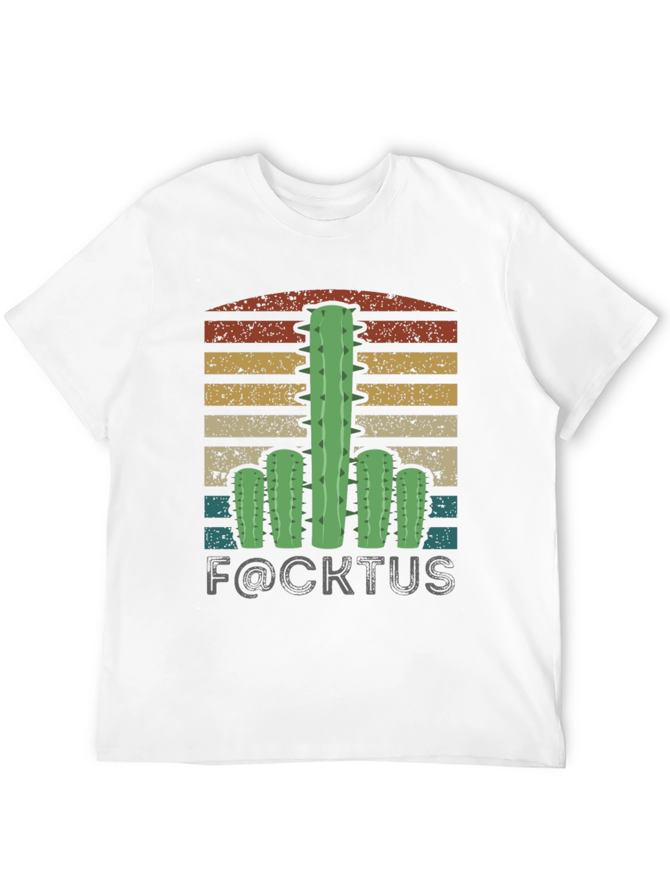 F@CKTUS Cactus Graphic T-Shirt Funny Plant Tee
