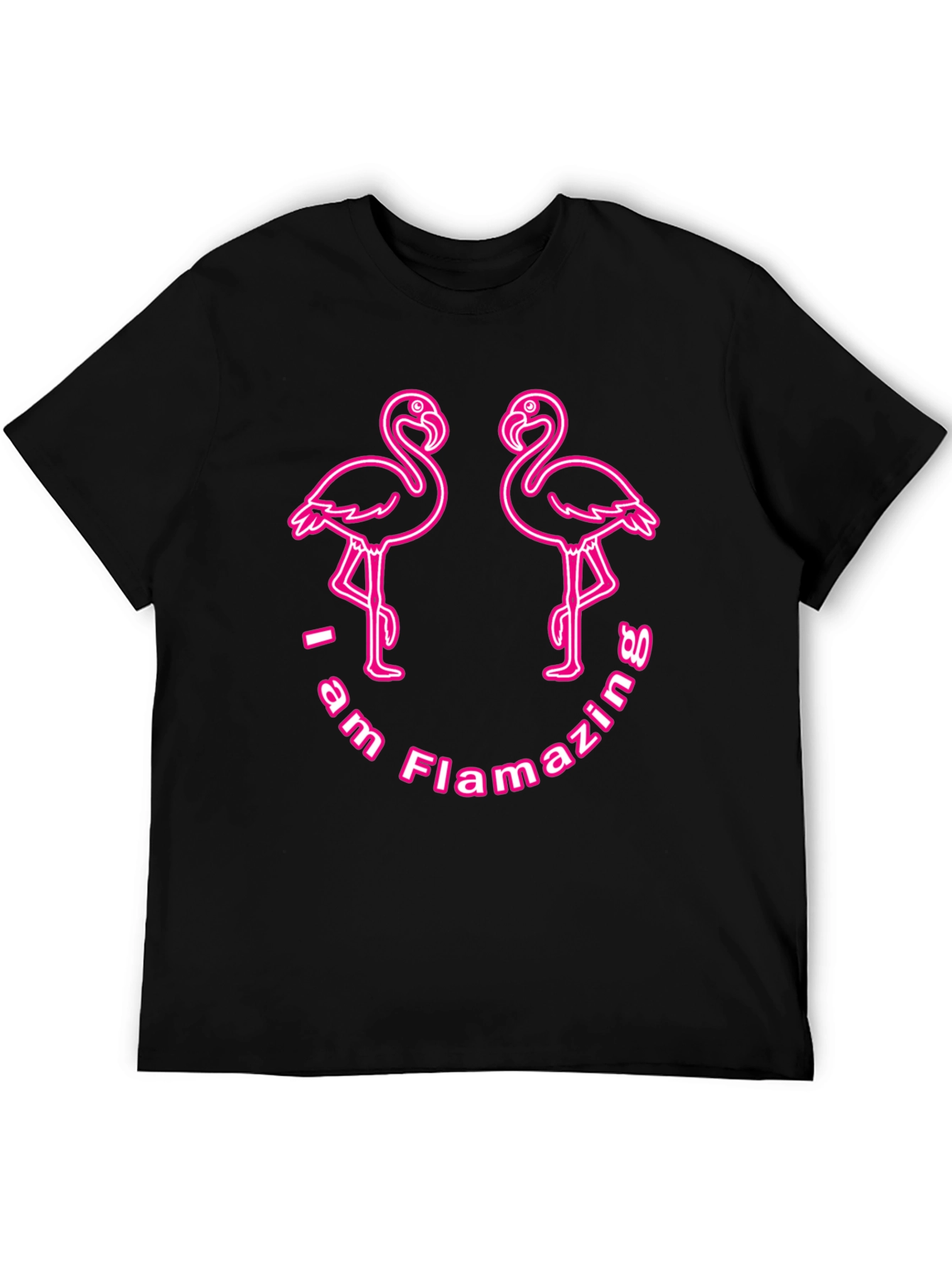 Flamazing Flamingo T-Shirt - Black