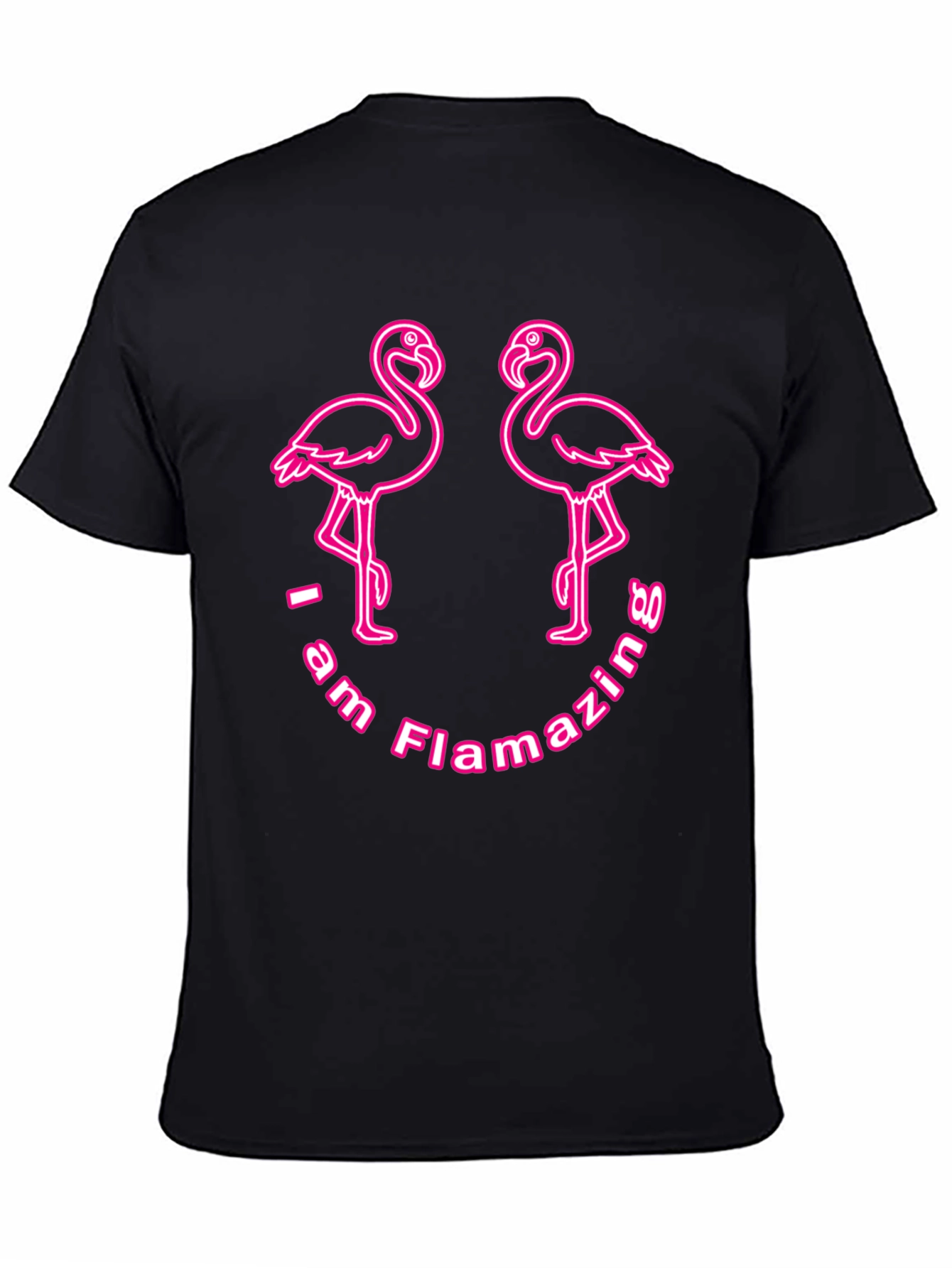 Flamazing Flamingo T-Shirt - Black