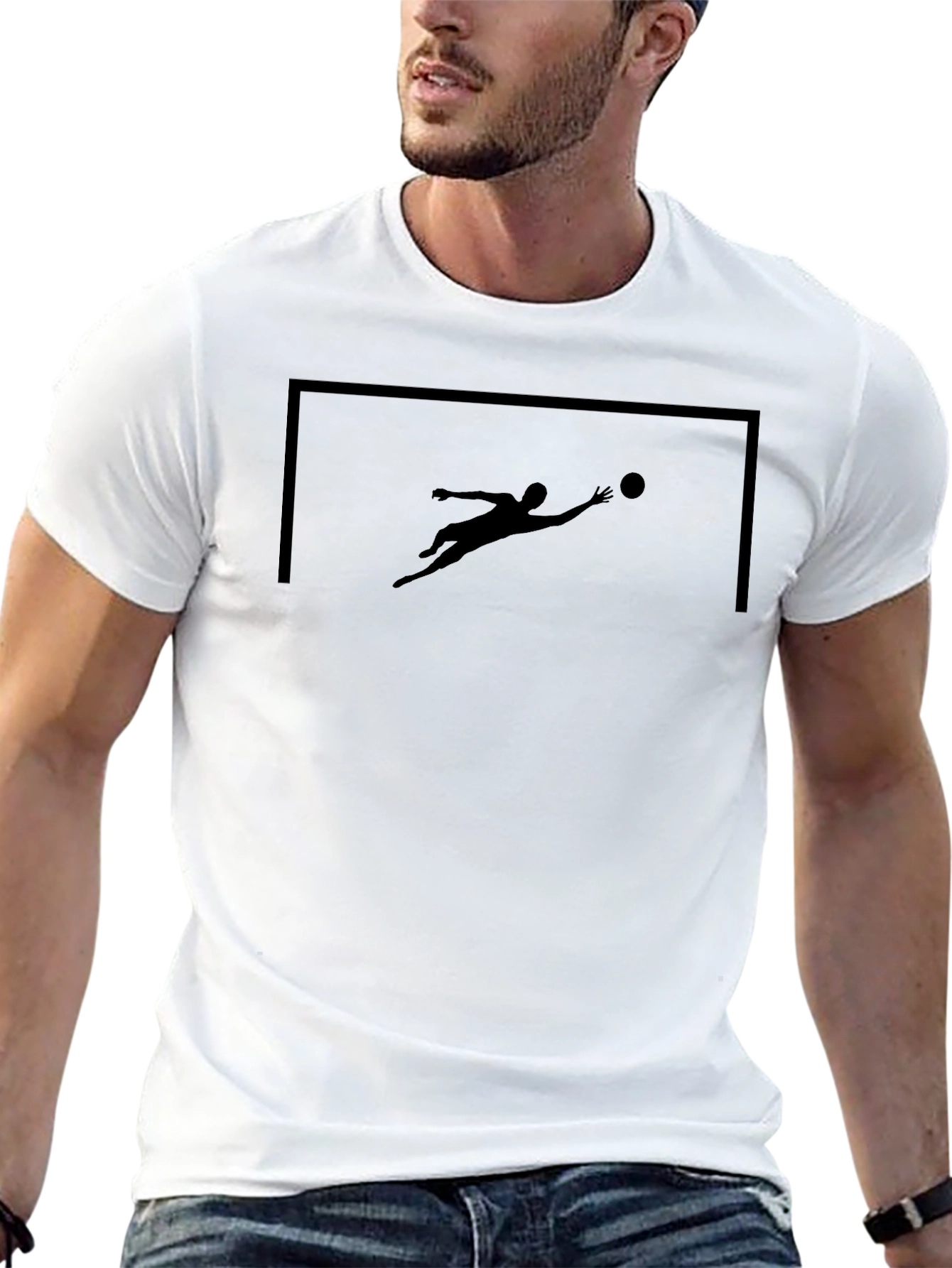 Goalkeeper Graphic Tee - Sporty Style