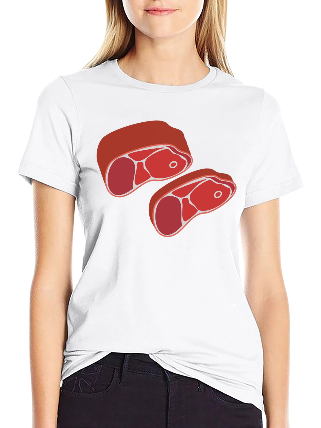 Steak Graphic Tee - Funny Foodie T-Shirt