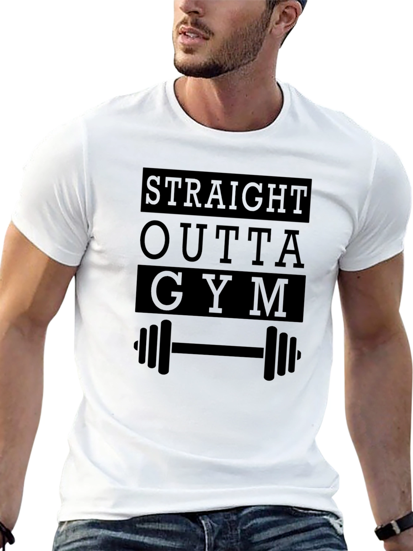 Straight Outta Gym T-Shirt - Workout Apparel