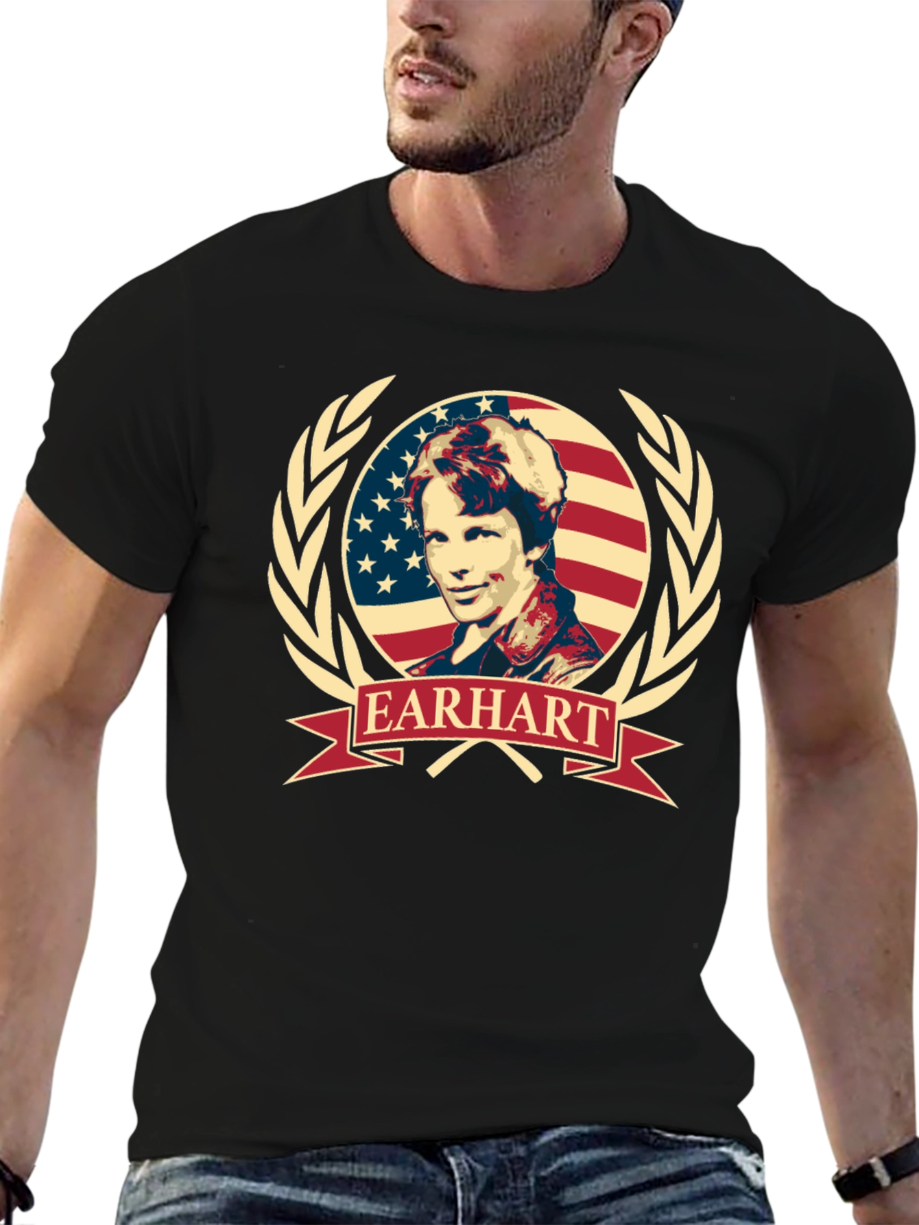 Amelia Earhart T-Shirt - Aviation Legend Tee