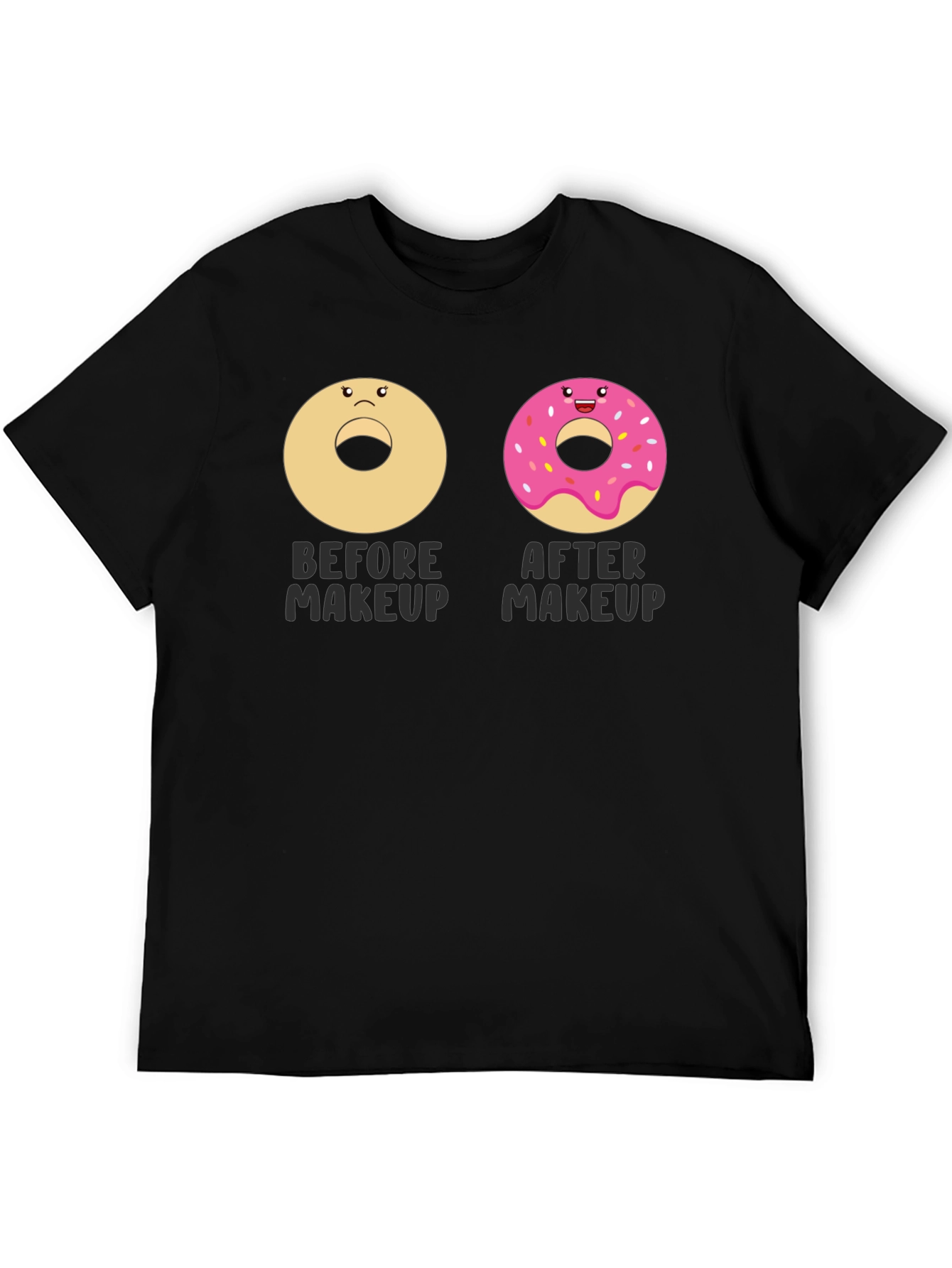 Funny Donut Makeup T-Shirt