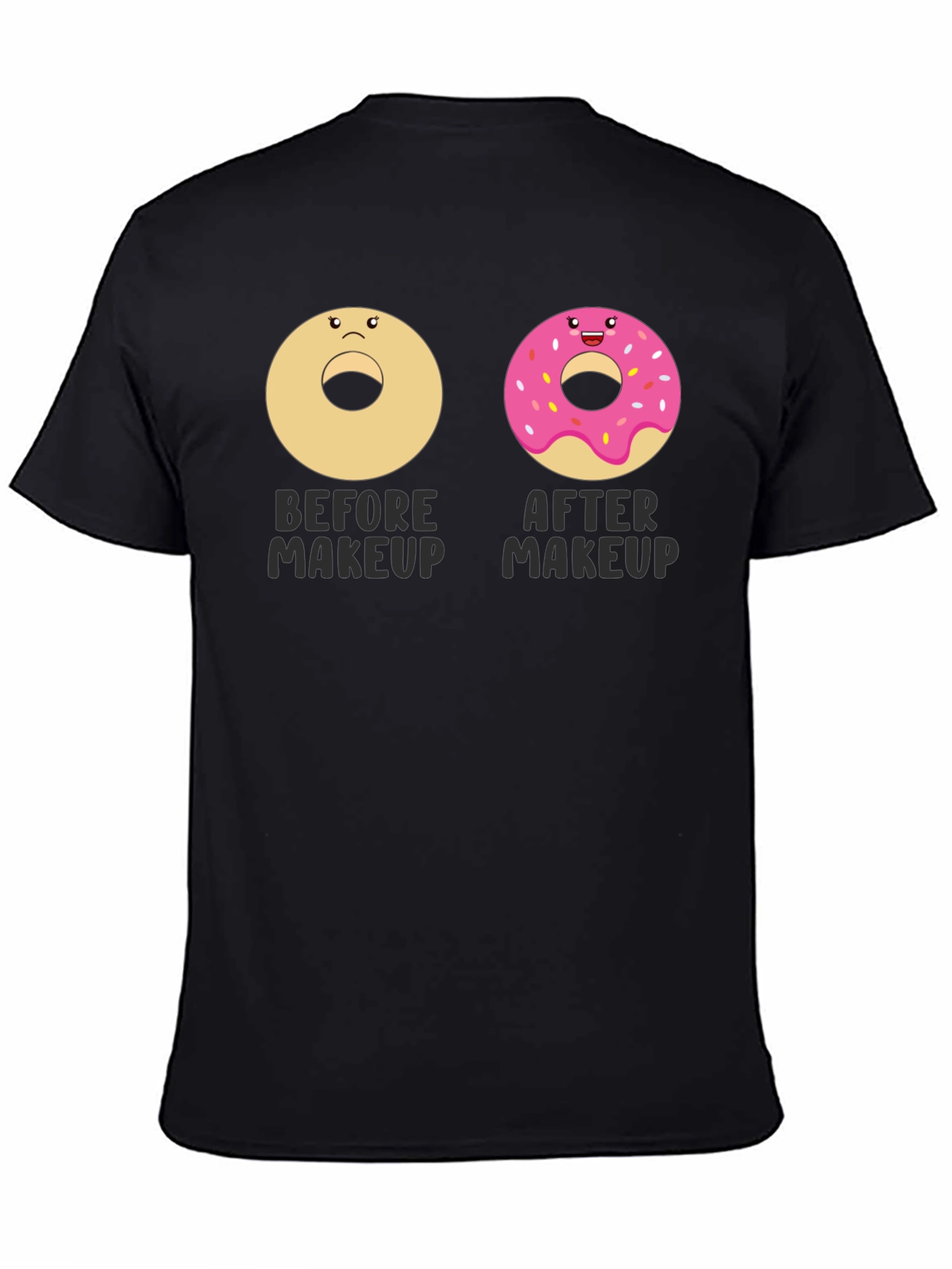Funny Donut Makeup T-Shirt