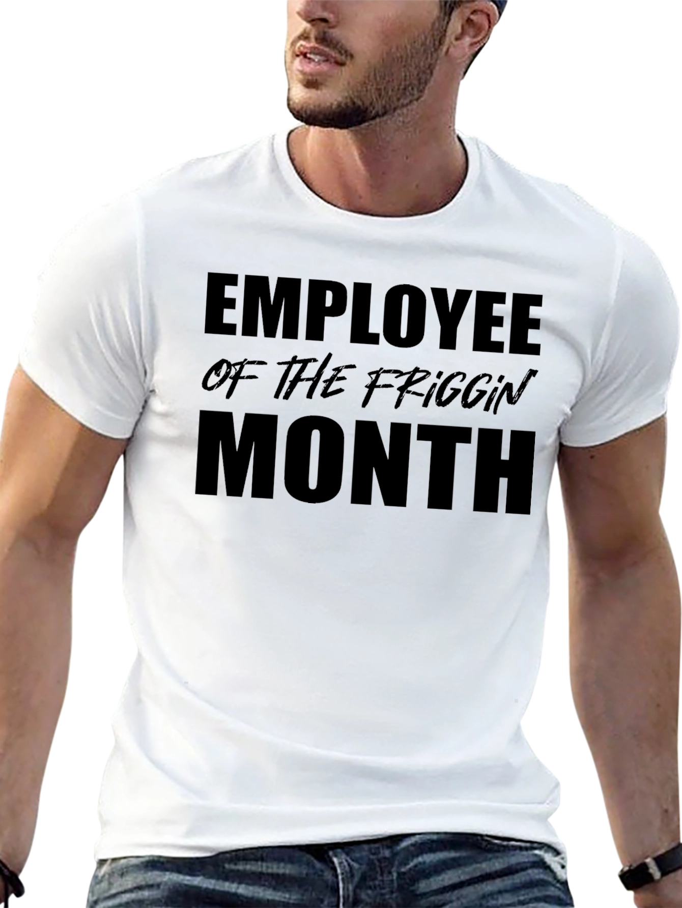 Employee of the Friggin Month T-Shirt - Black